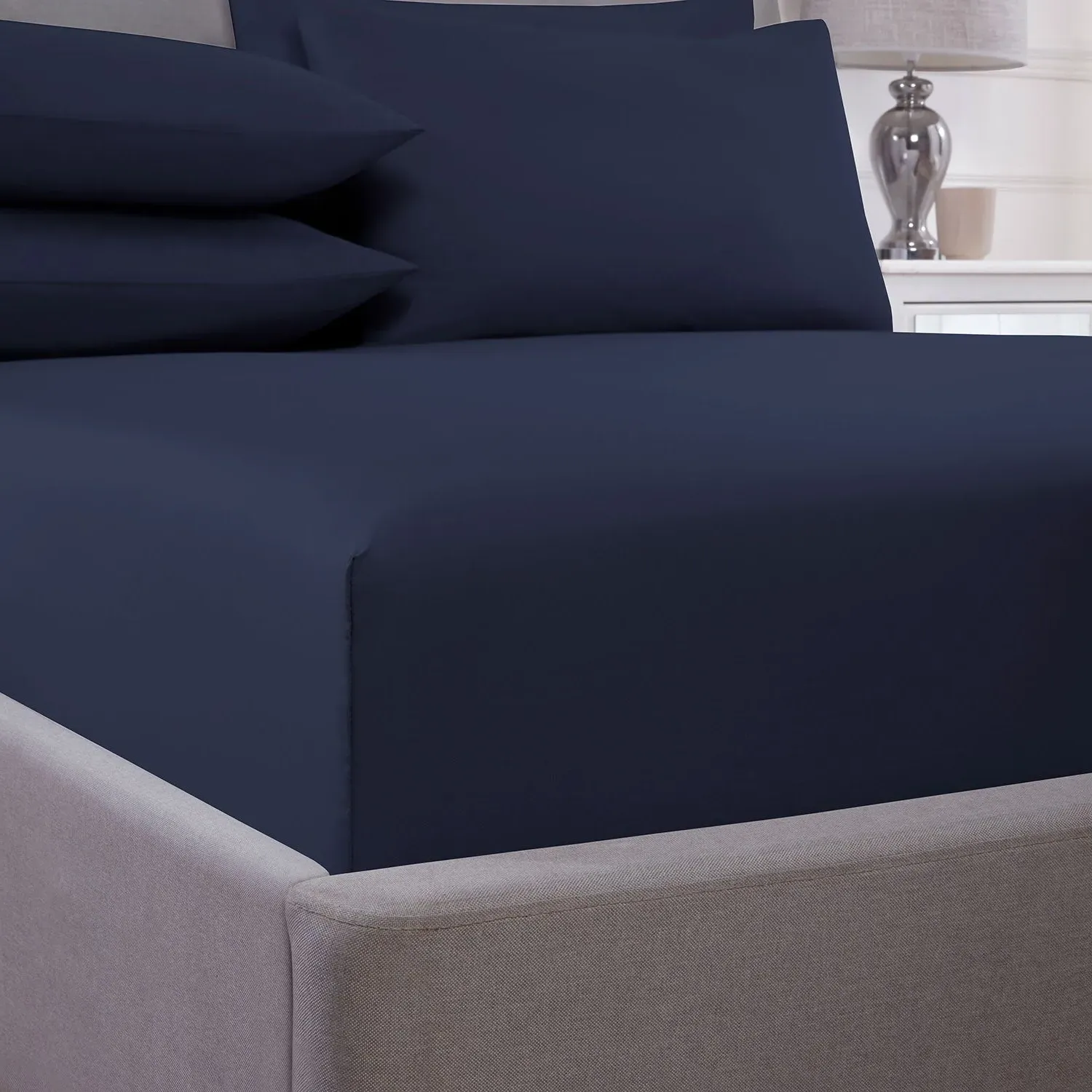 Cool Comfort Single Deep Fitted Sheet - Blue, Cotton Lyocell product