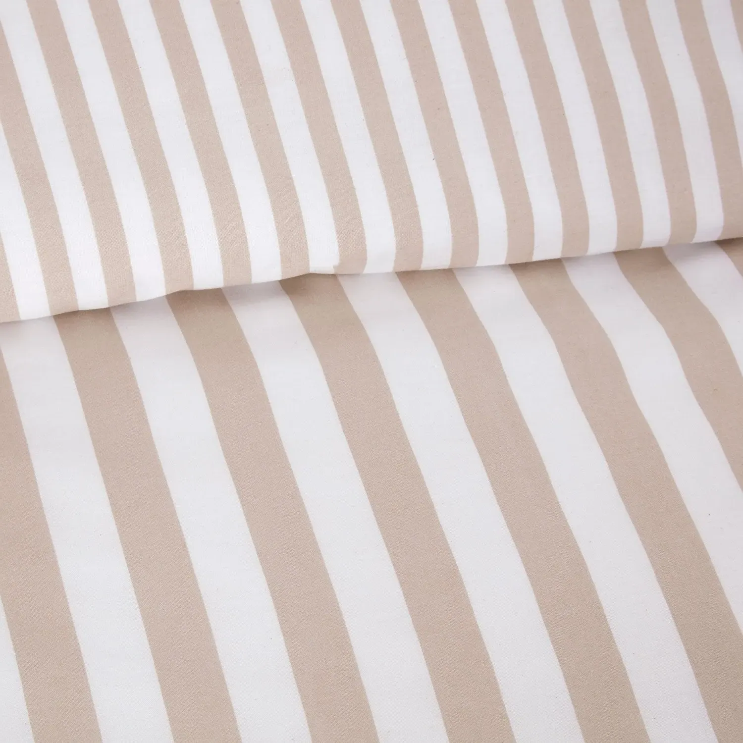 Cool Comfort Single Stripe Duvet Set - Natural, Cotton Lyocell alternate view