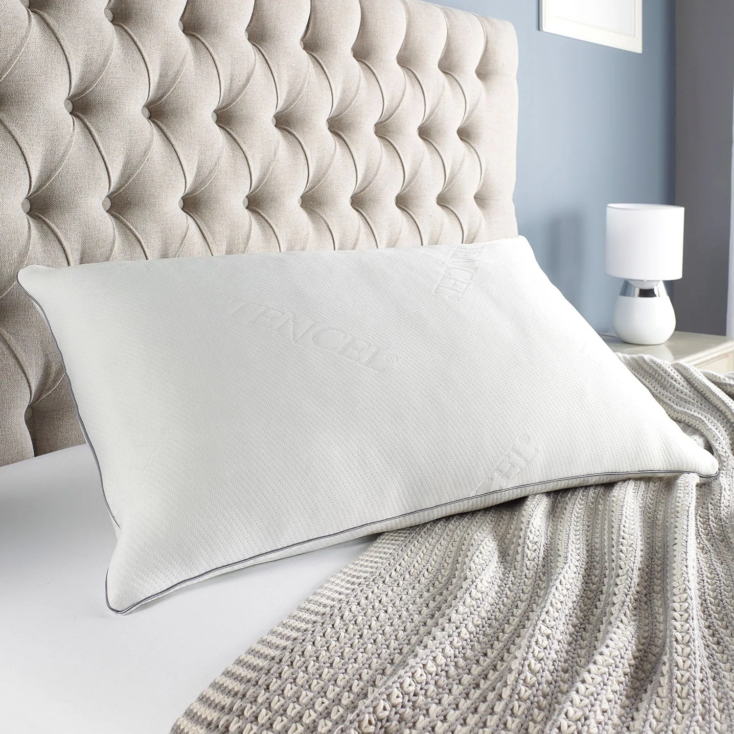 Cool Touch TENCEL Pillow - Medium Support - White by Julian Charles