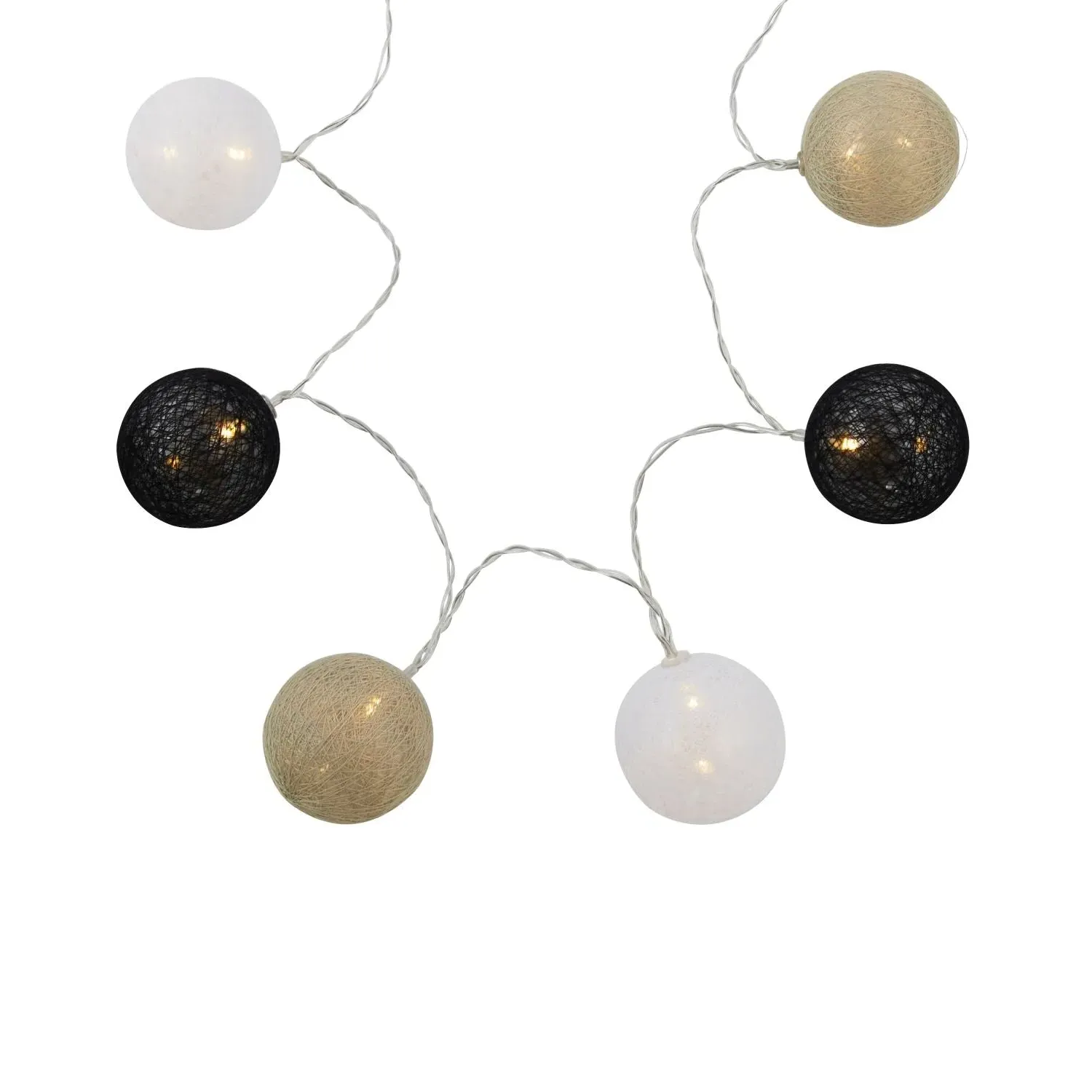 Cotton Shades String Lights - Natural product