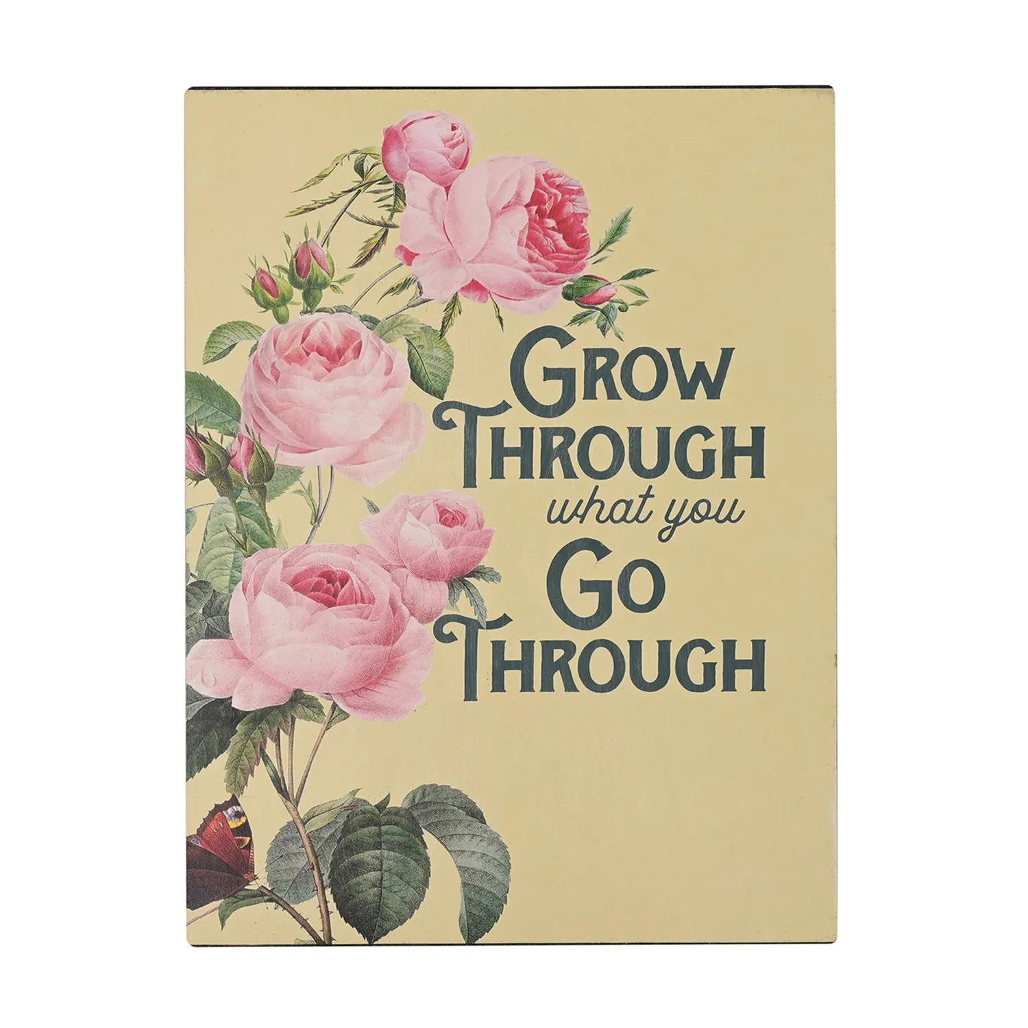 Country Living Metal Wall Plaque - Grow Through What You Go Through product