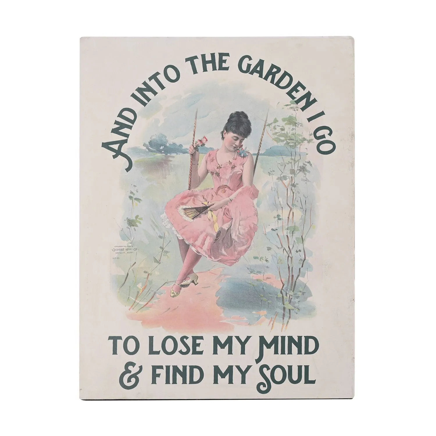 Country Living Metal Wall Plaque - Lose My Mind and Find My Soul product