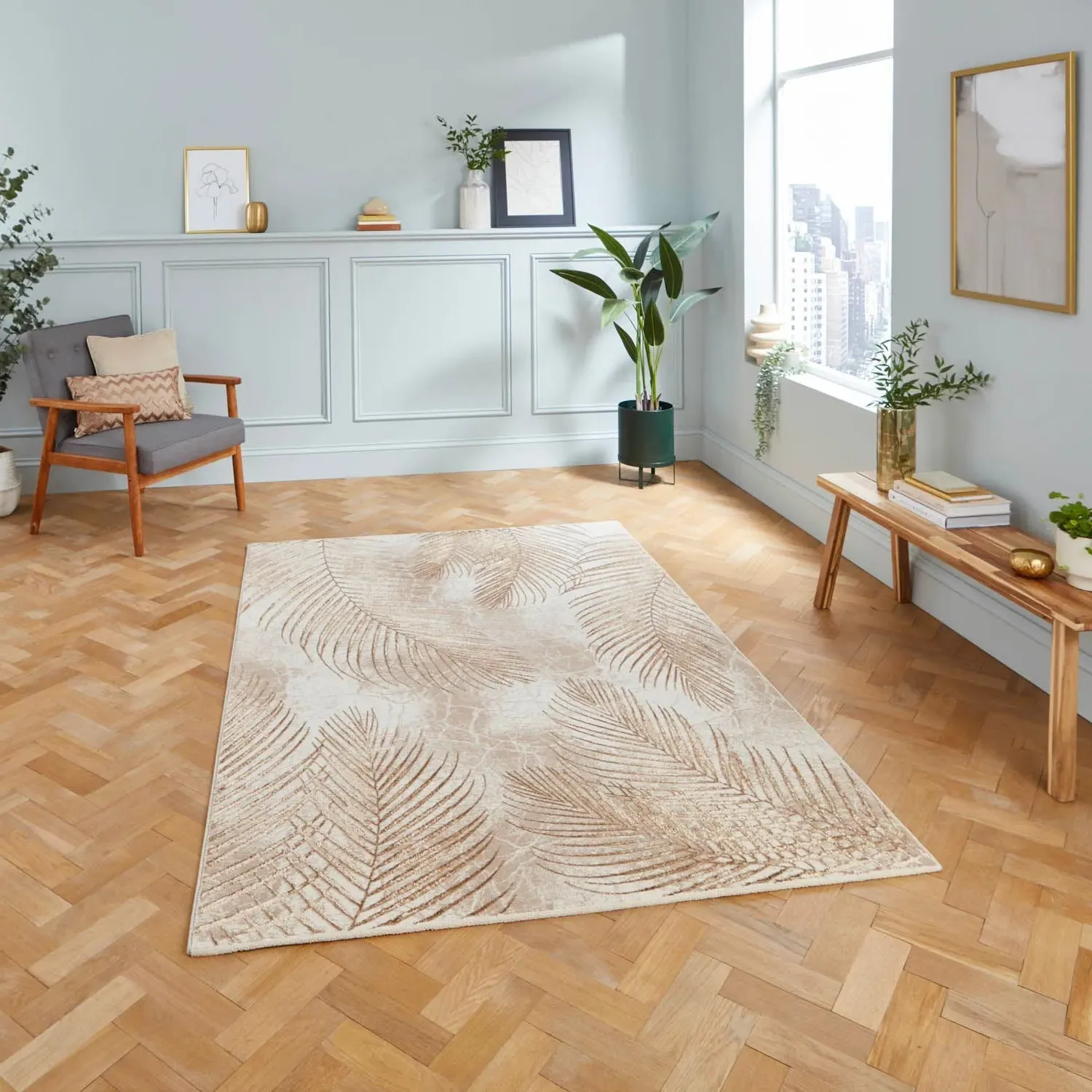 Creation 50051 Rug - Beige/Bronze, Polypropylene product