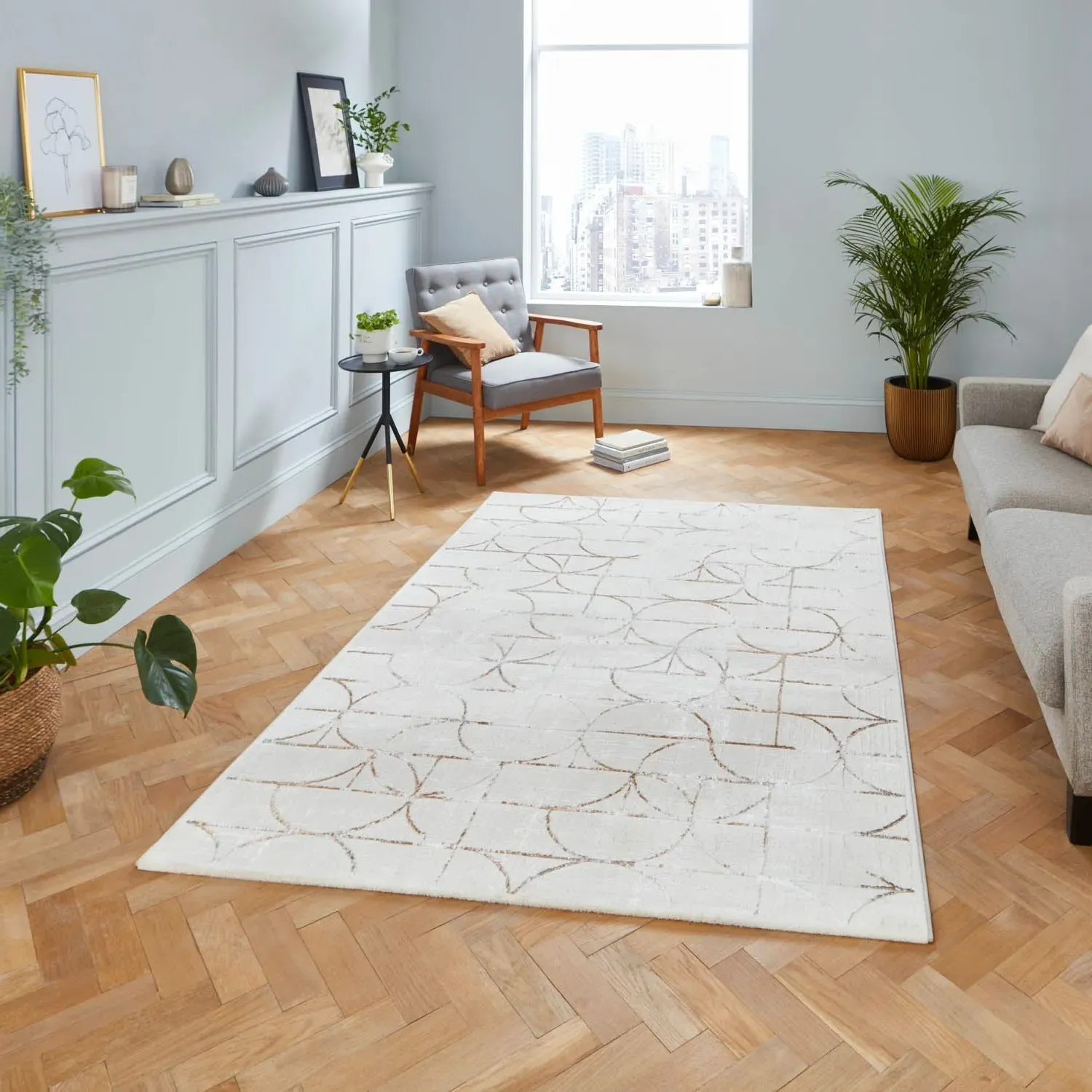 120x170cm Area Rug - Beige, Polypropylene product
