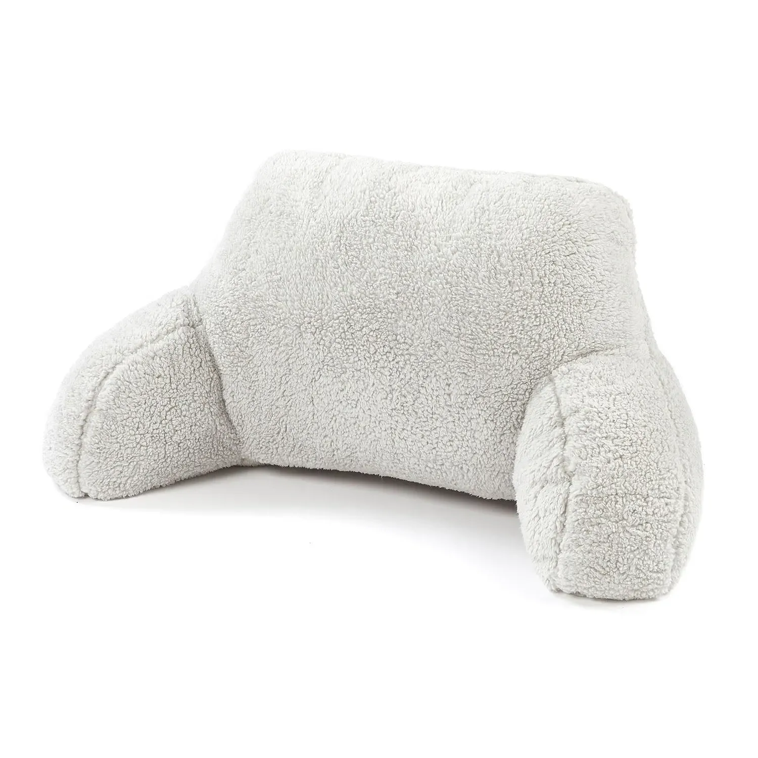 Cuddle Cushion with Support - Grey, Fleece