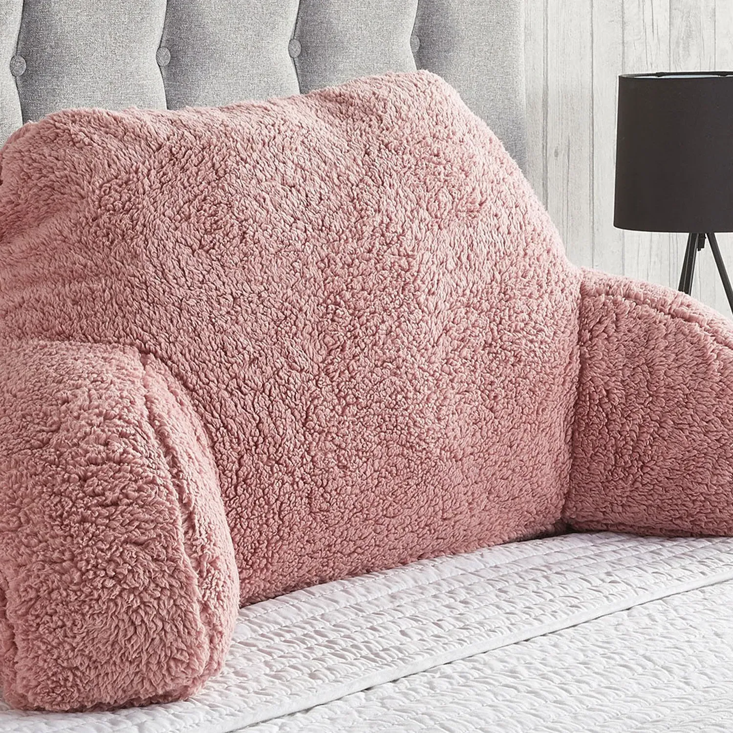 Cuddle Cushion with Support - Pink, Fleece