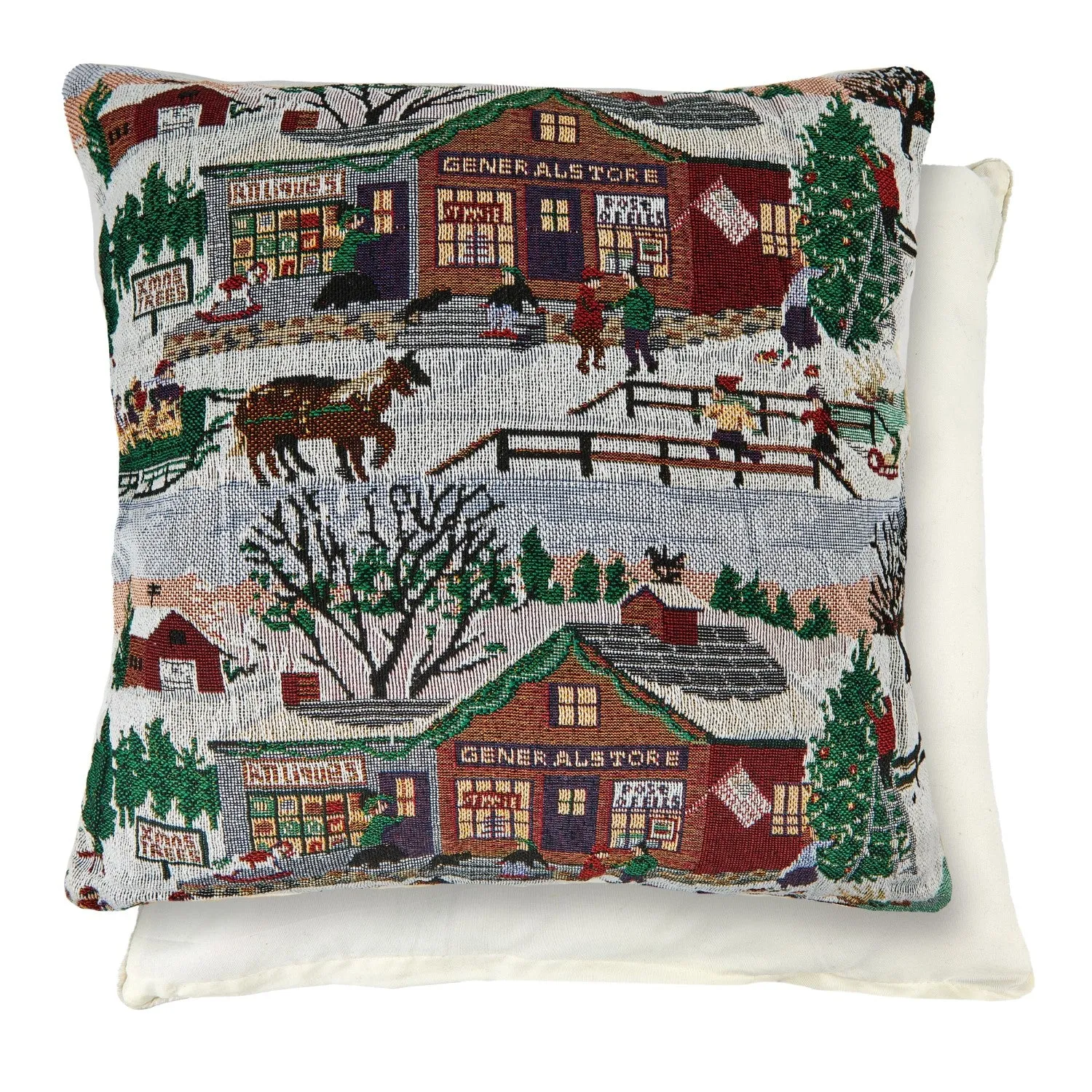 Cushion Cover Pair with Velvet Reverse - Multi