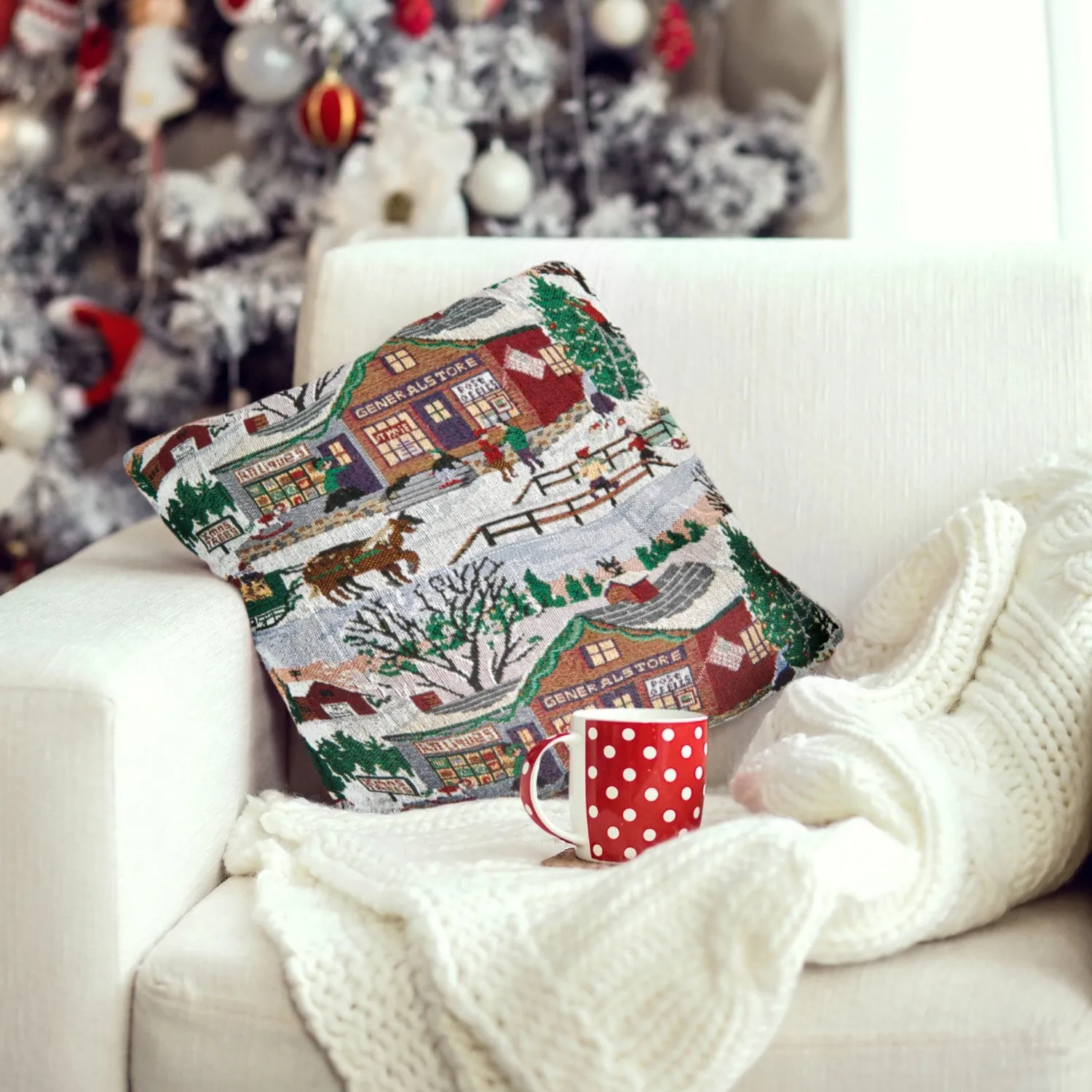 Cushion Cover Pair with Velvet Reverse - Multi image