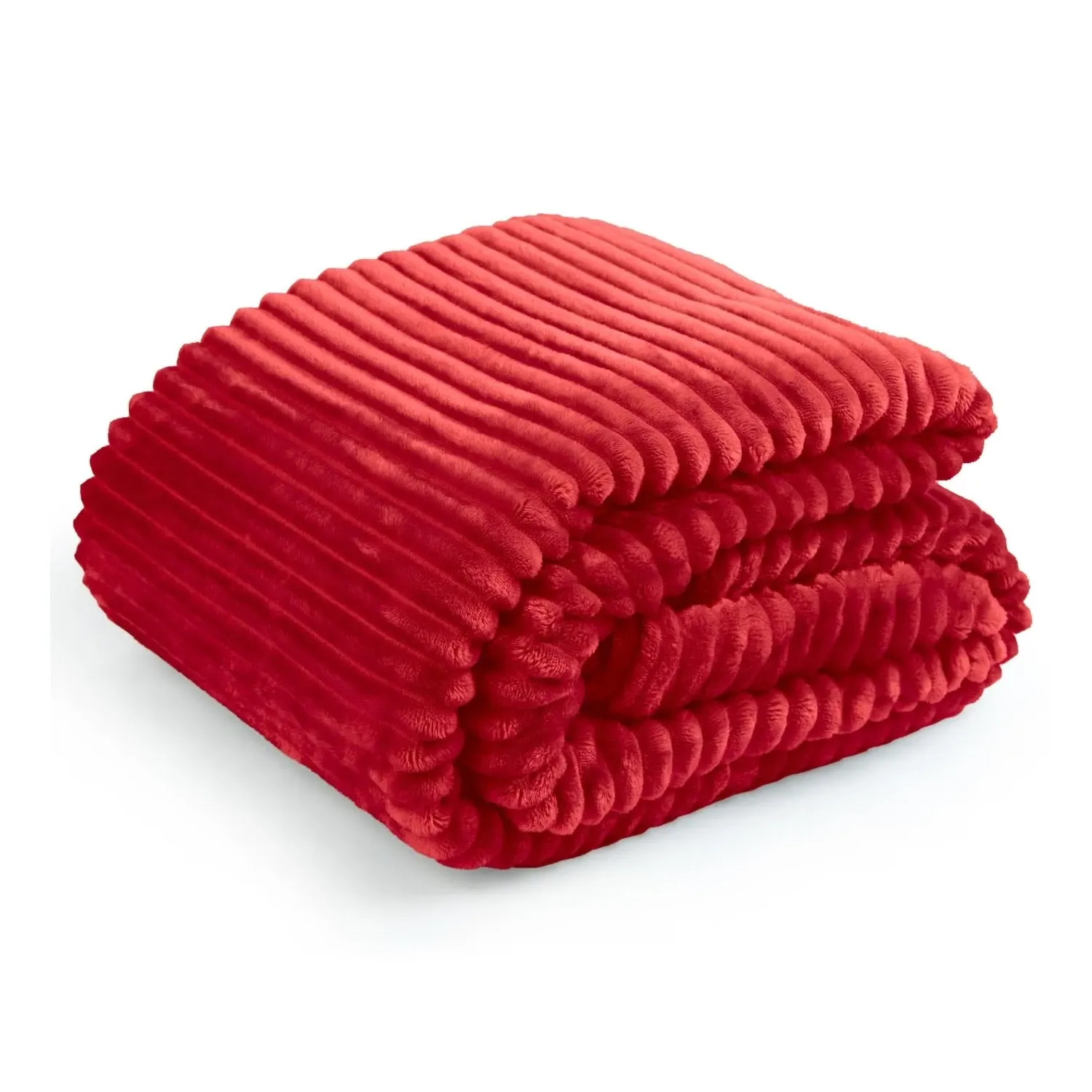 Dakota Fleece Soft Blanket Throw - Red product