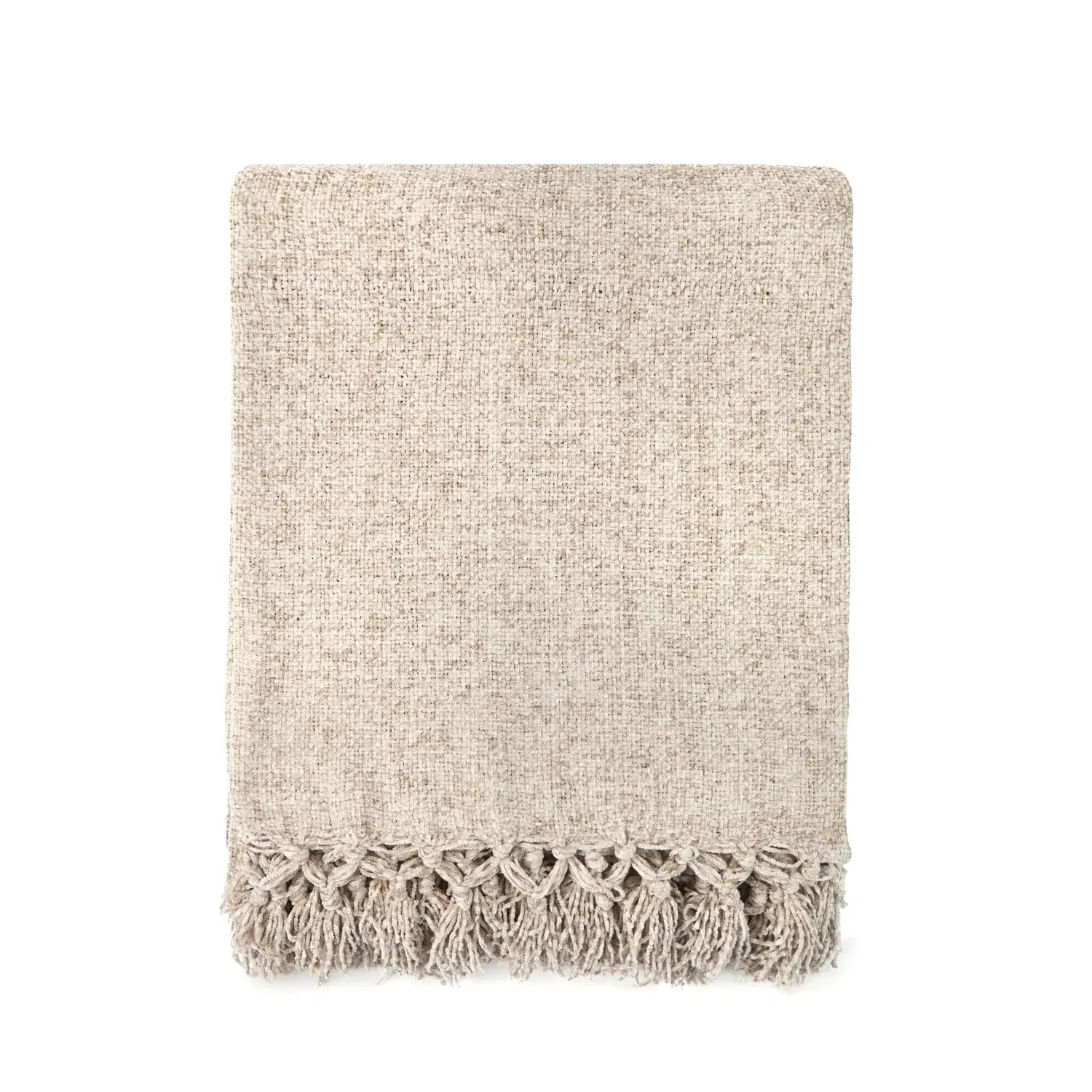 Darcy Chenille Throw - Dove Grey product
