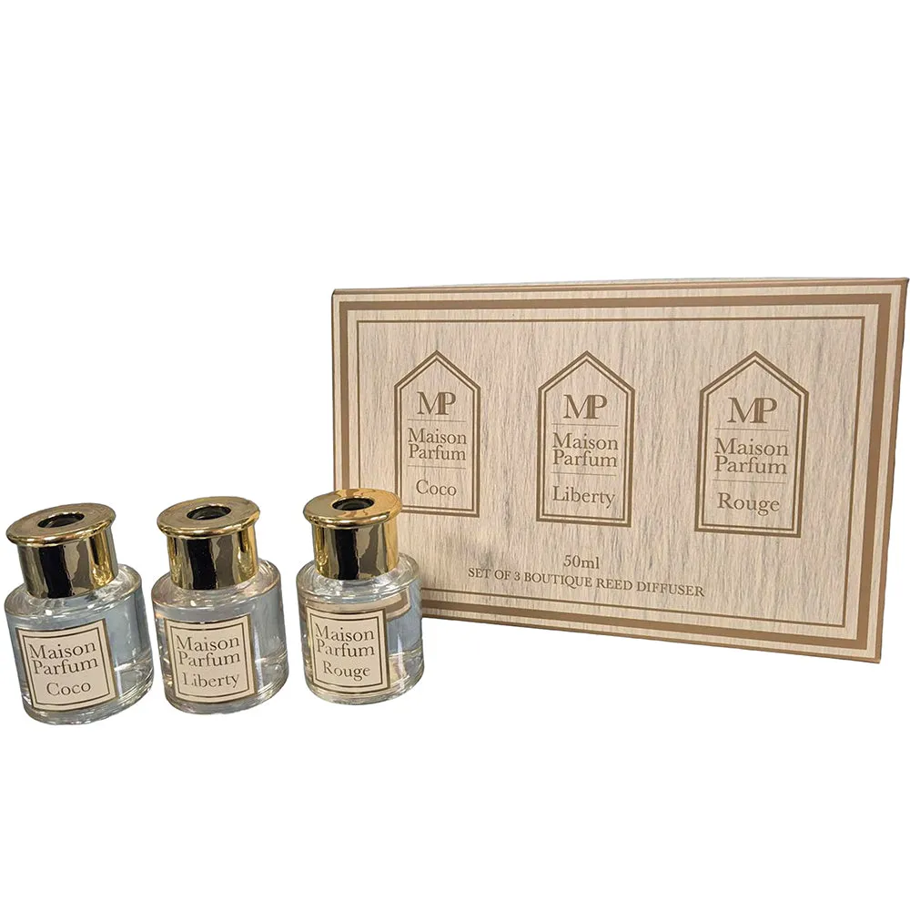 Desire Round Boutique Reed Diffuser Set of 3 product