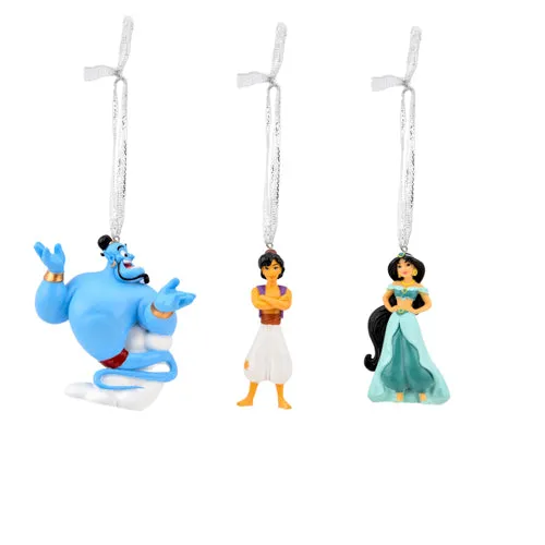 Disney Aladdin Set of 3 Hanging Decorations - Multi by Julian Charles