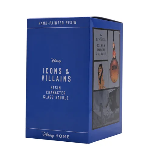 Disney Scar Figurine Glass Bauble - Orange by Julian Charles, alternate view