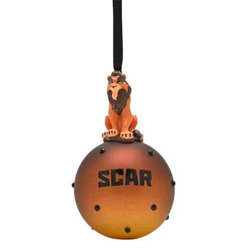 Disney Scar Figurine Glass Bauble - Orange by Julian Charles