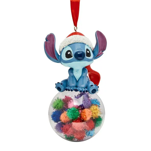 Disney Stitch Pom Pom Bauble - Multi, Resin by Julian Charles