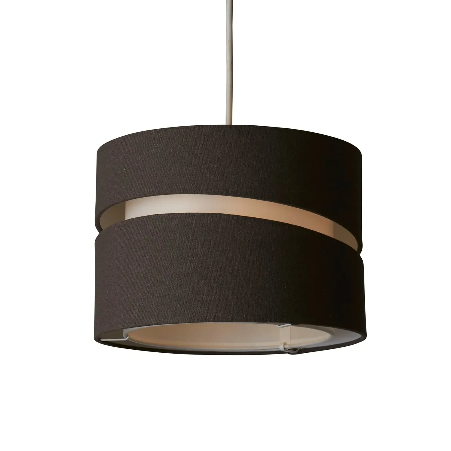 Double Band Easy Fit Light Shade - Grey, Fabric
