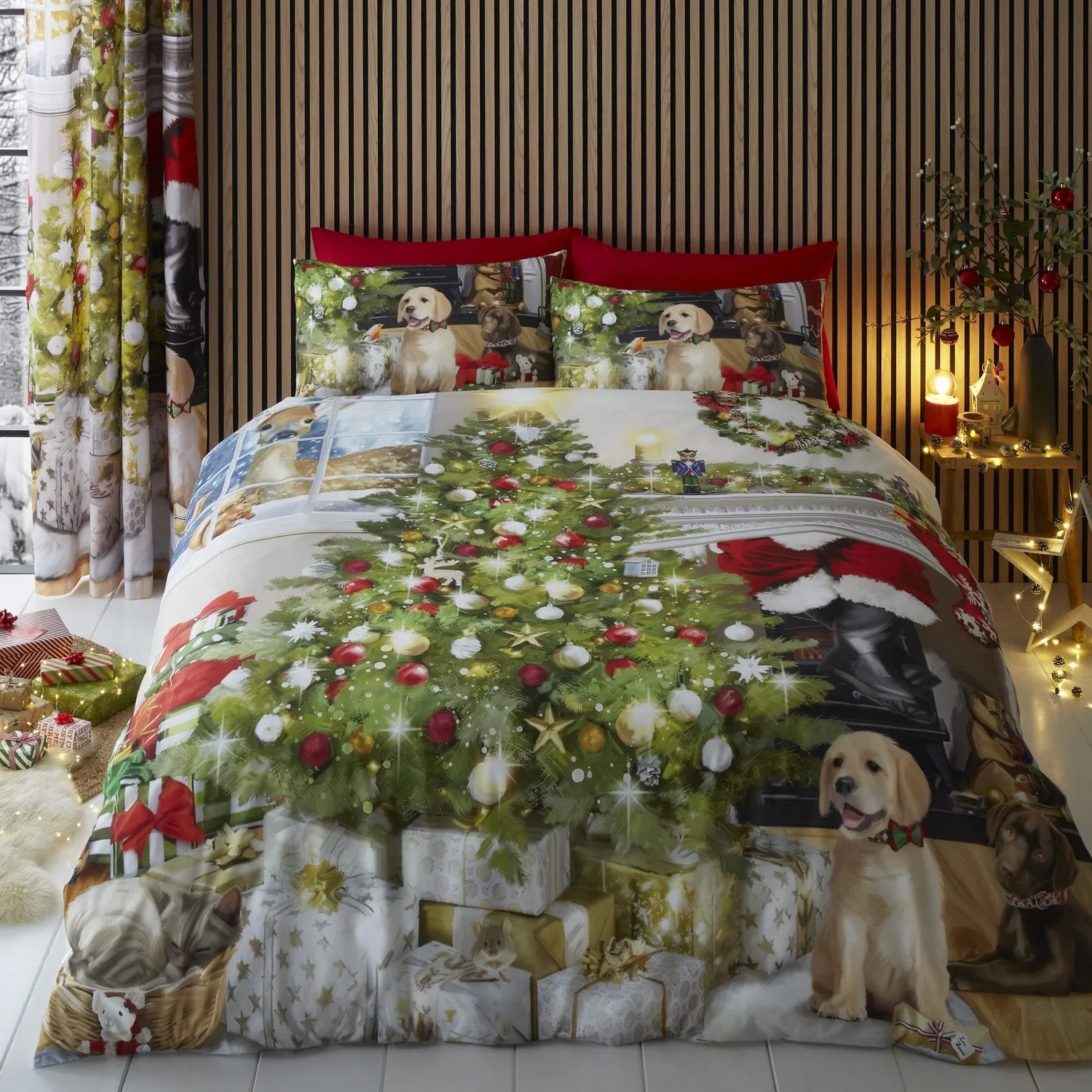 Double Duvet Cover Set - Multi, Polycotton