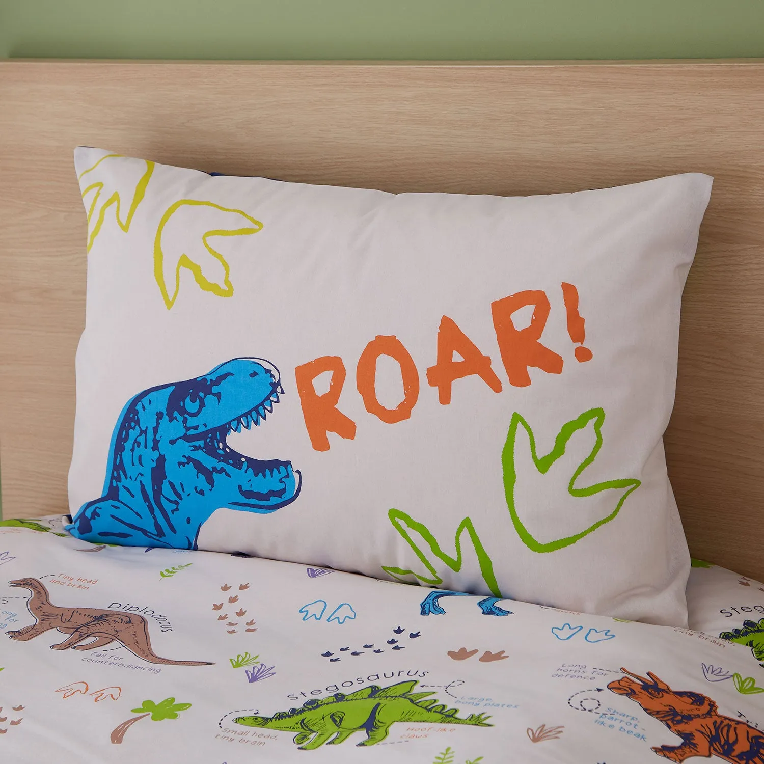 Double Duvet Set Reversible - Natural, Cotton