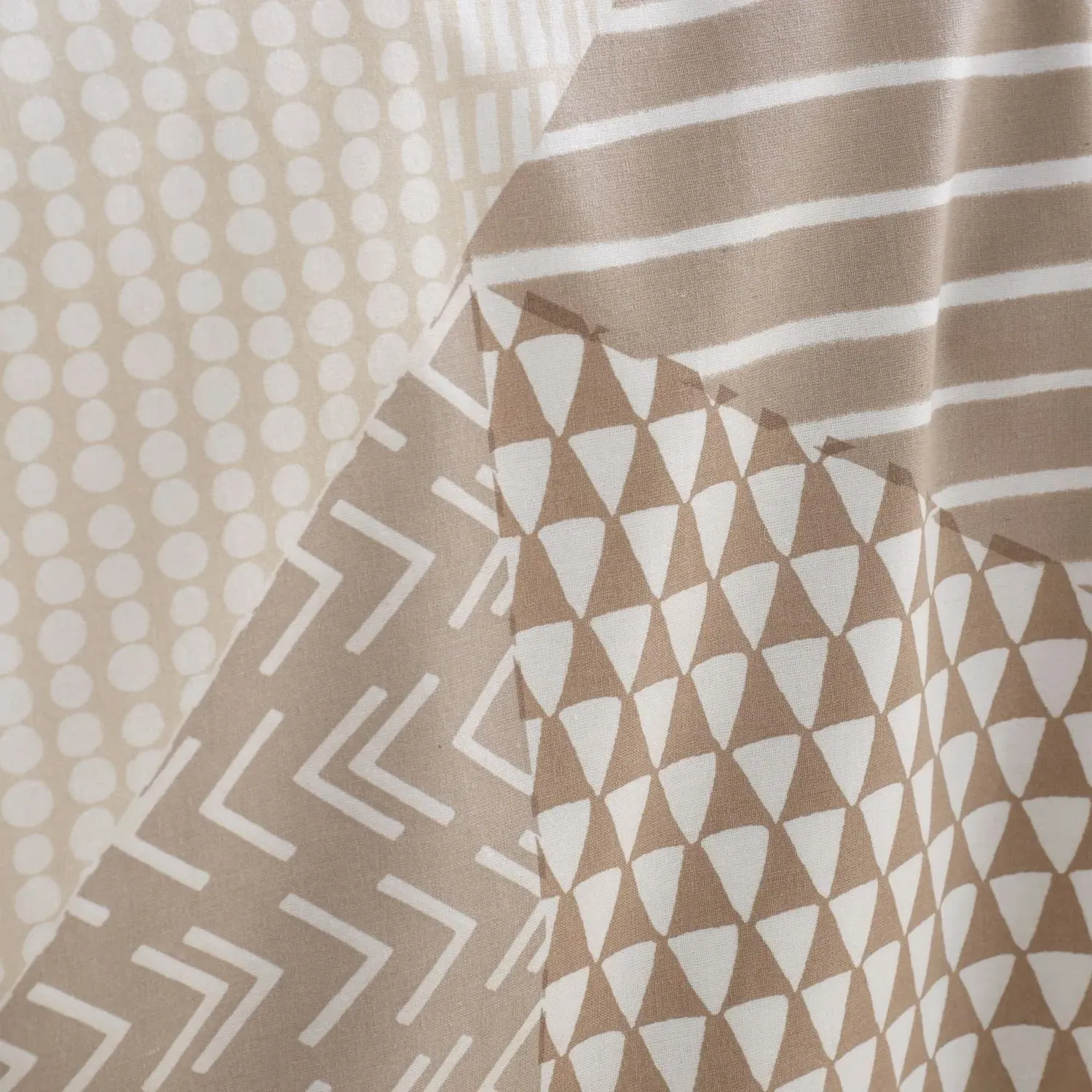 Double Duvet Set Reversible - Natural, Cotton