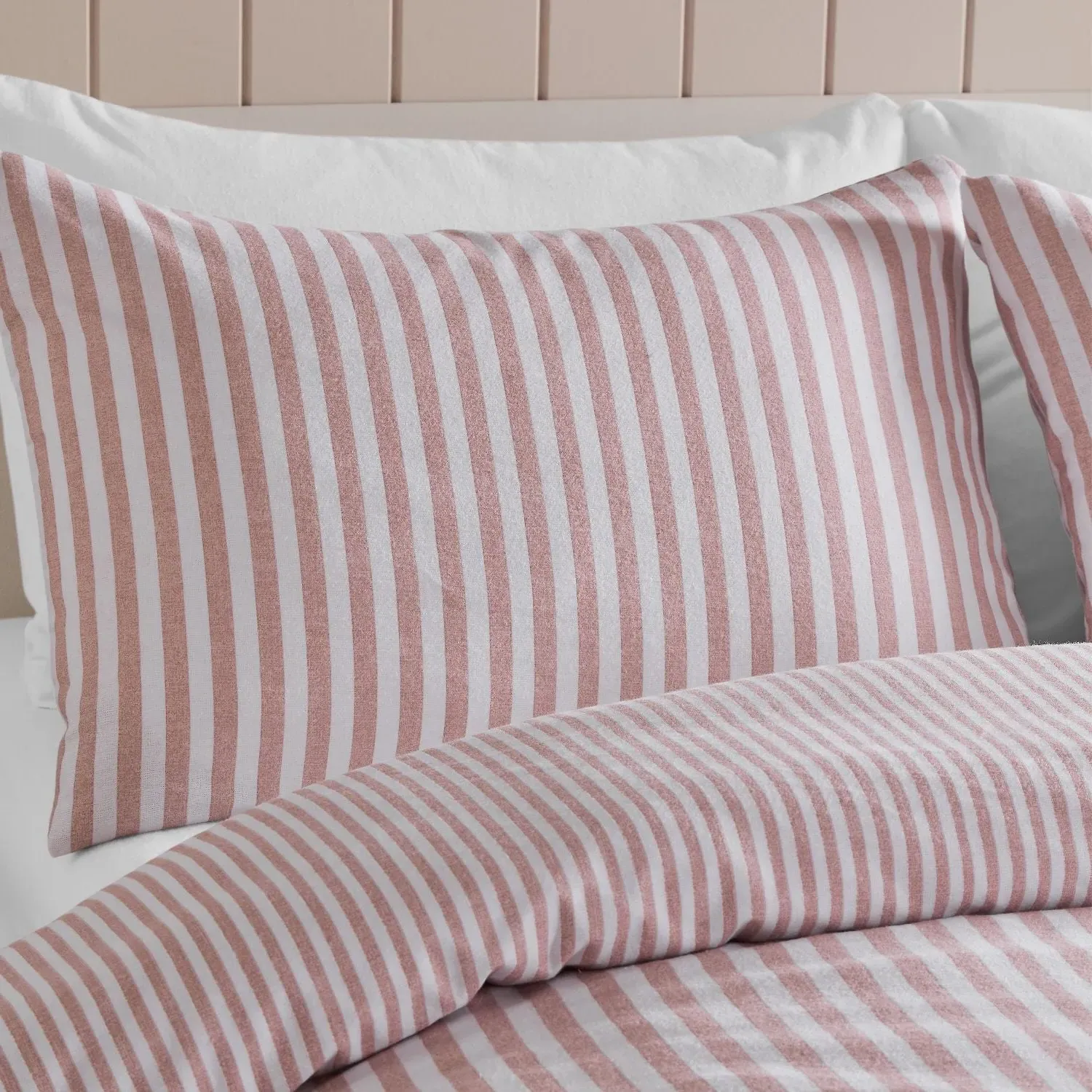 Double Duvet Set Reversible - Pink, Cotton