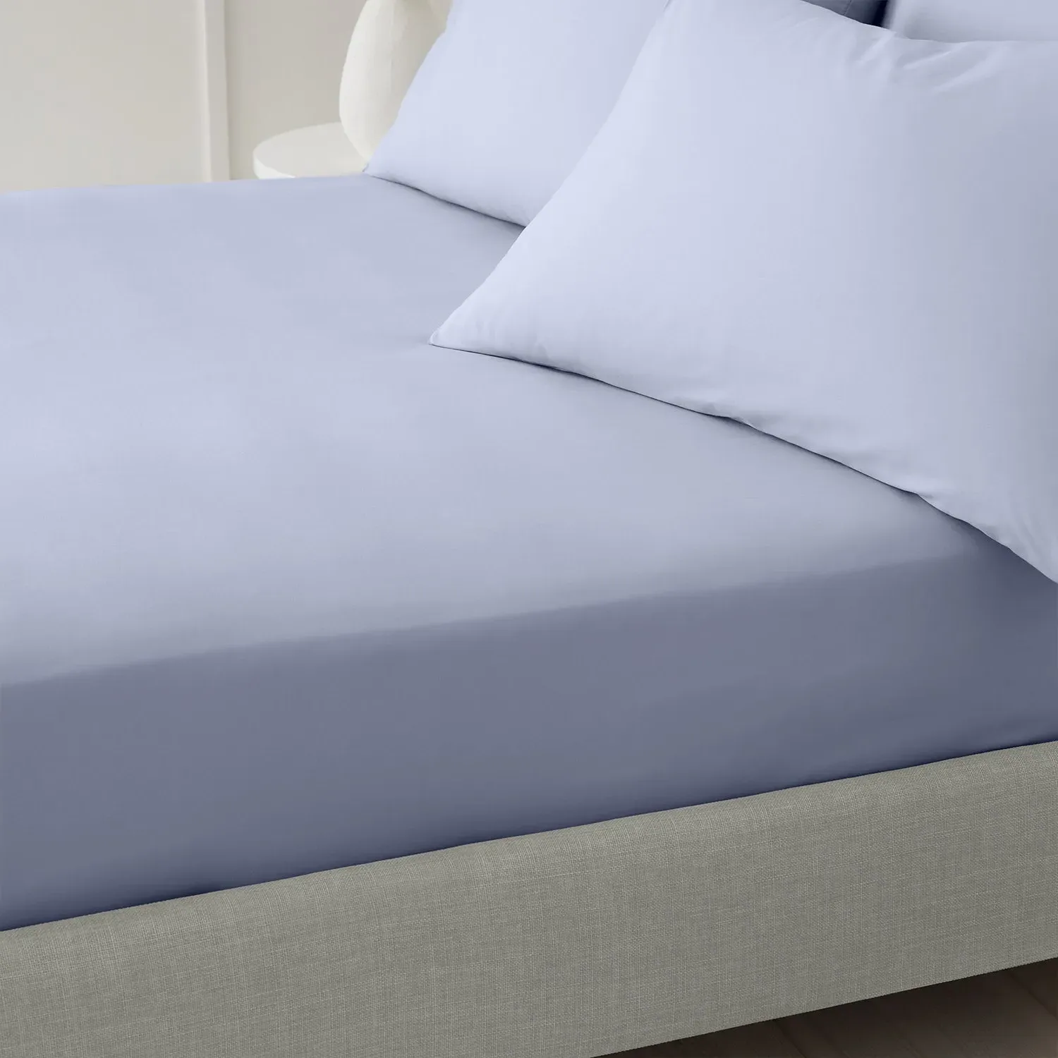 Double Fitted Sheet 200TC - Purple, Cotton image