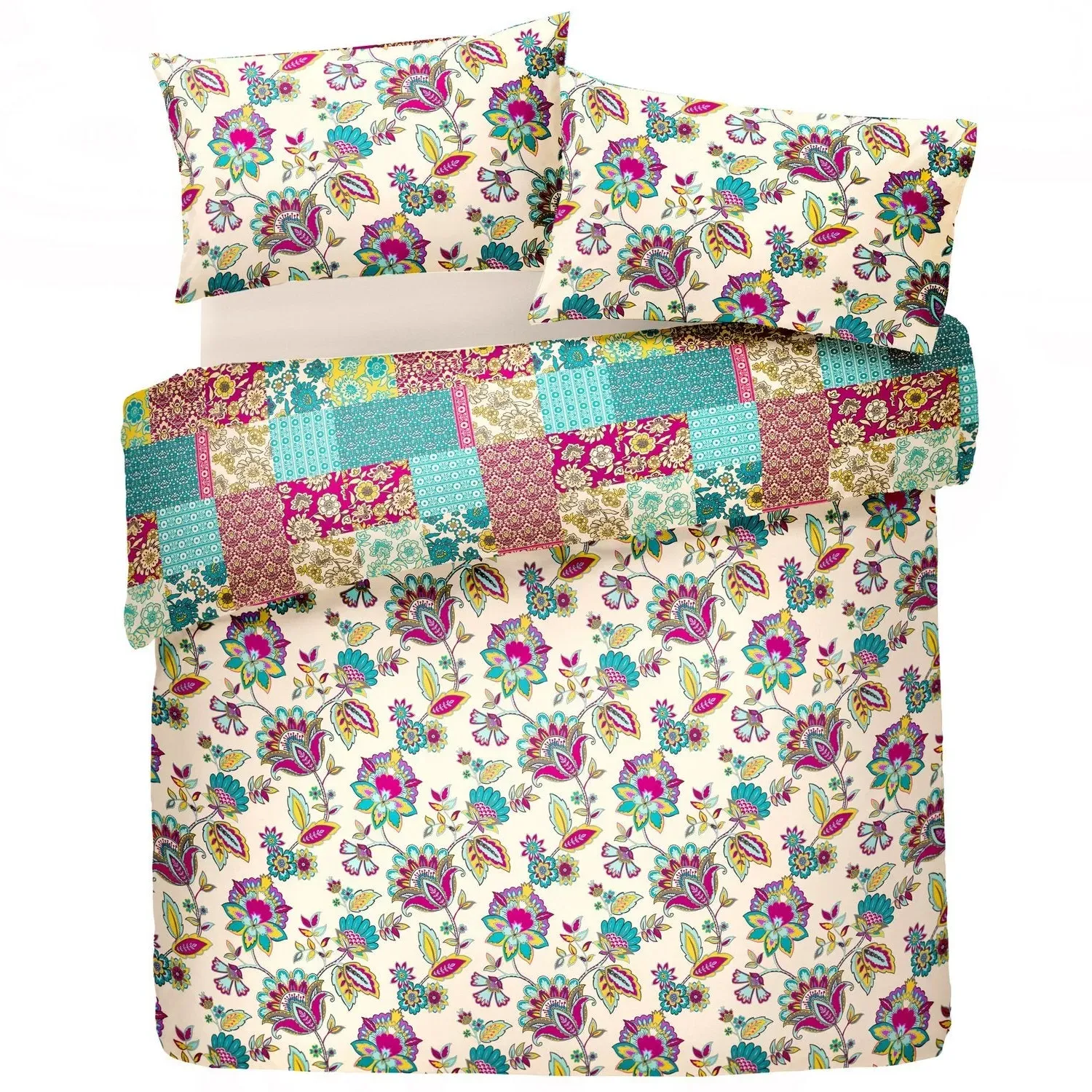 Double Reversible Duvet Set - Multi, Floral