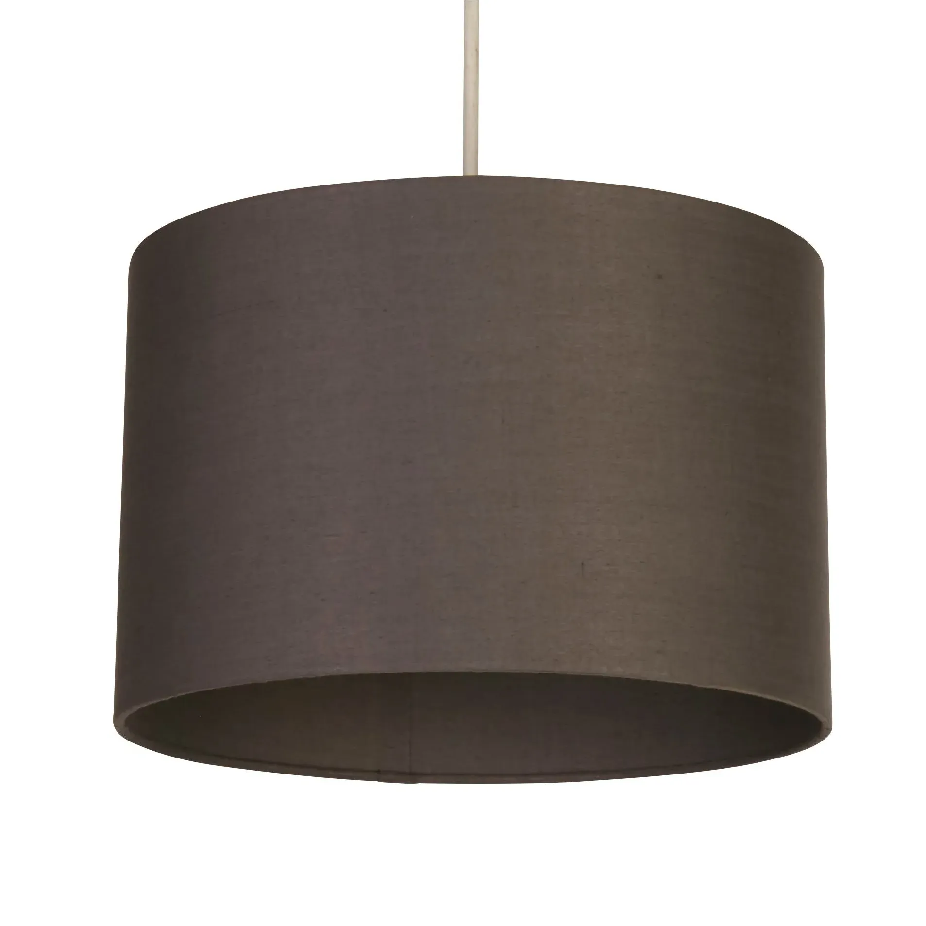 Drum Light Shade - Grey, Cotton image