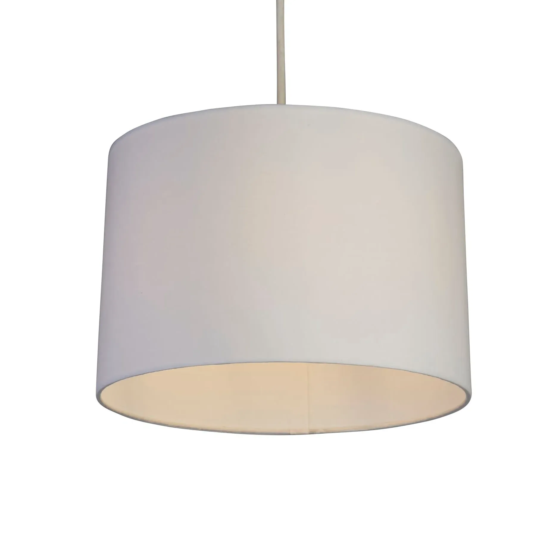 Drum Light Shade - White, Cotton product