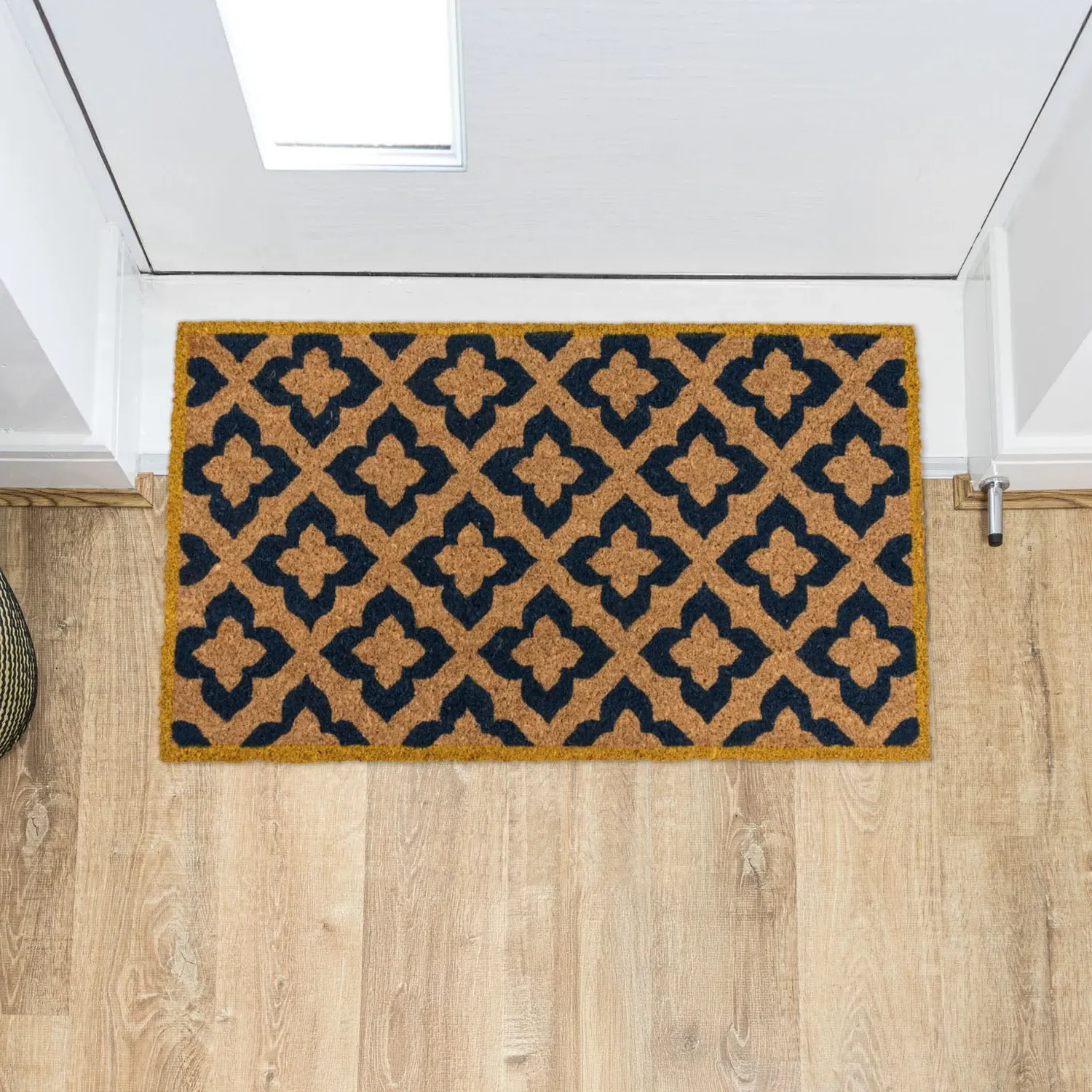 Eco-Friendly Latex Backed Coir Entrance Doormat - Brown product