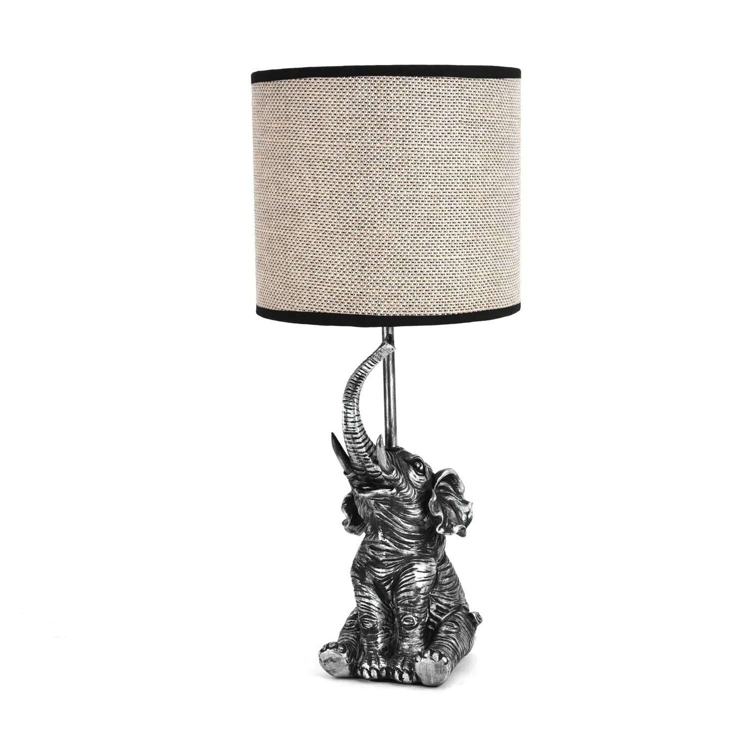 Elephant Table Lamp - Grey