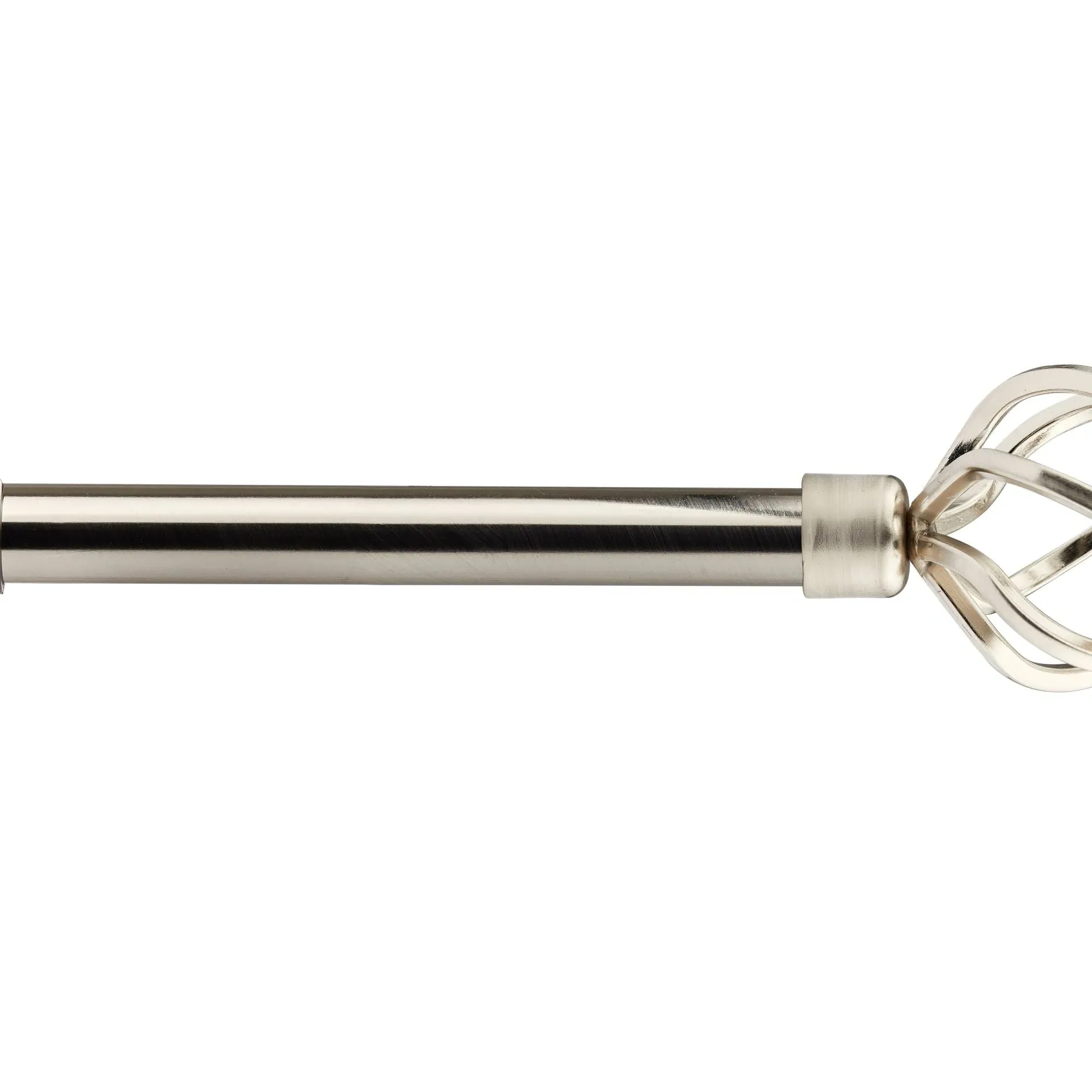 Extendable Curtain Pole Bird Cage - Silver image