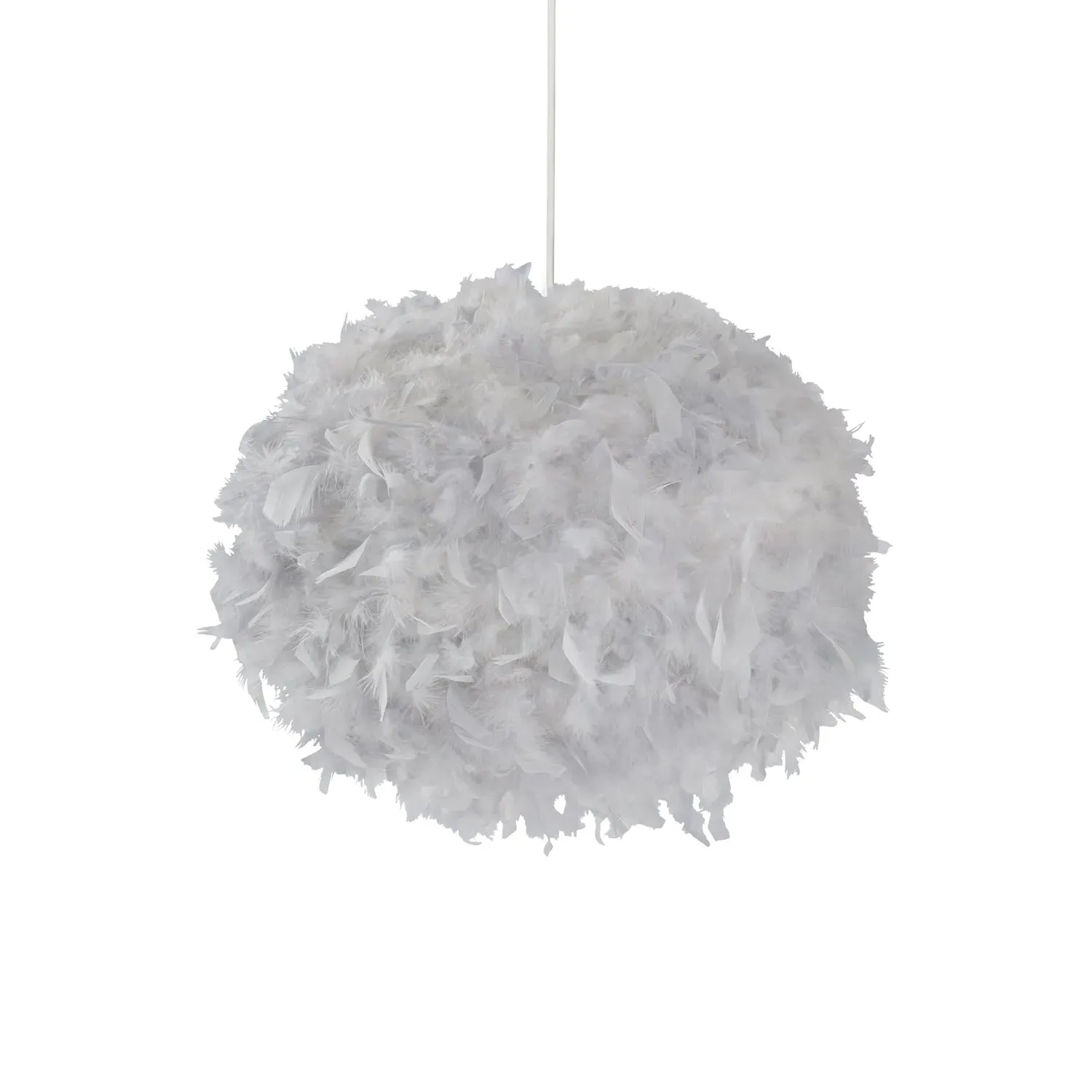 Feather Pendant Shade - Grey image