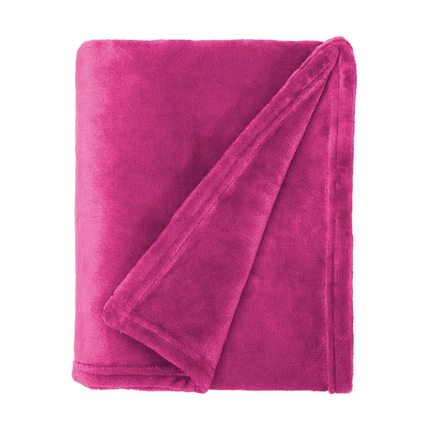 Fleece Throw Blanket - Pink, Soft Fleece