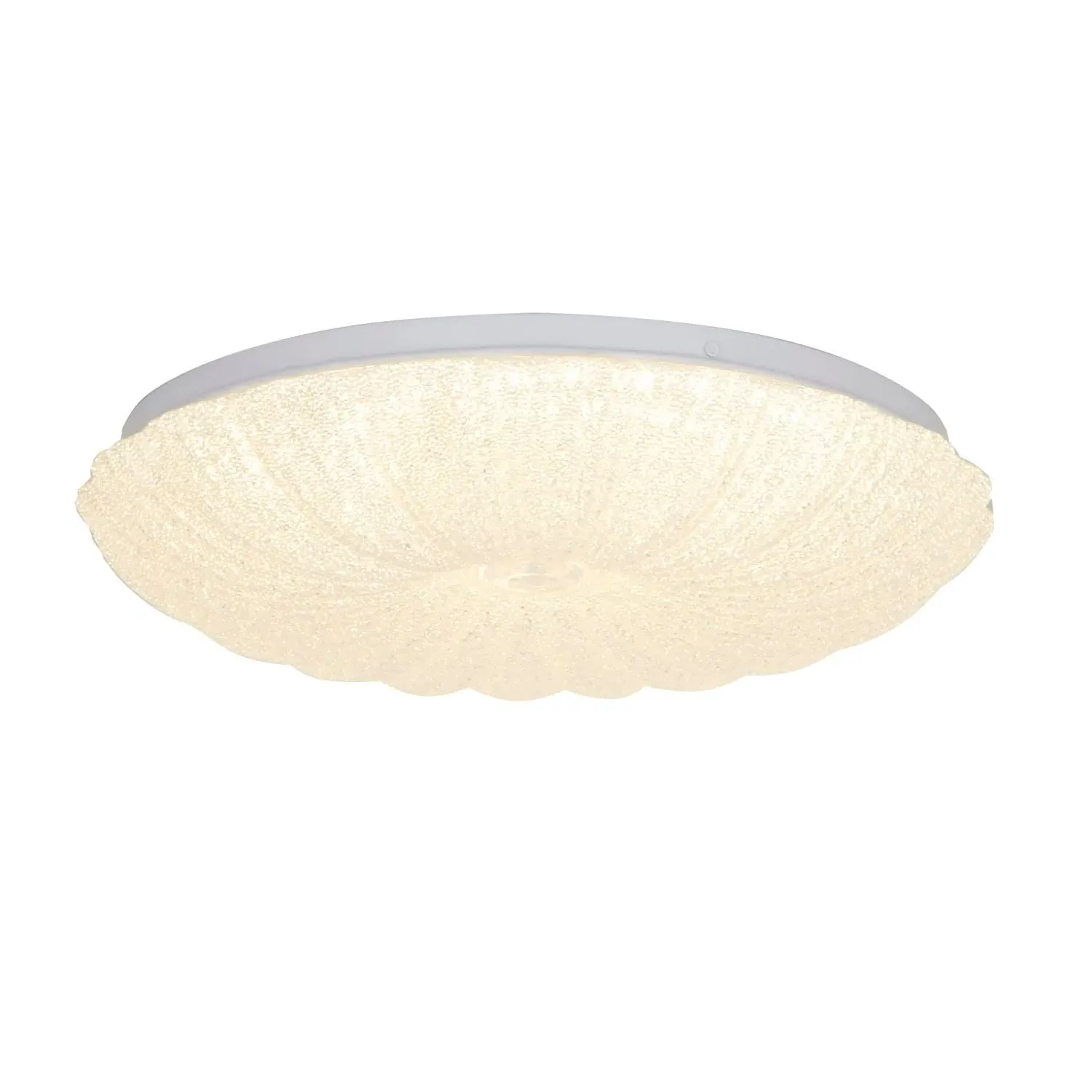 Flush Ceiling Light with LED - White, Acrylic