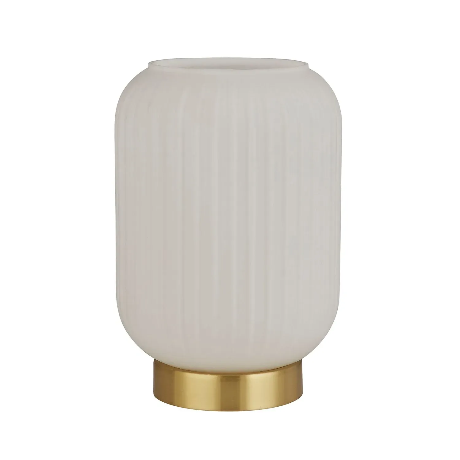 Flute Frosted Ribbed Acrylic Shade Table Lamp - Gold alternate view