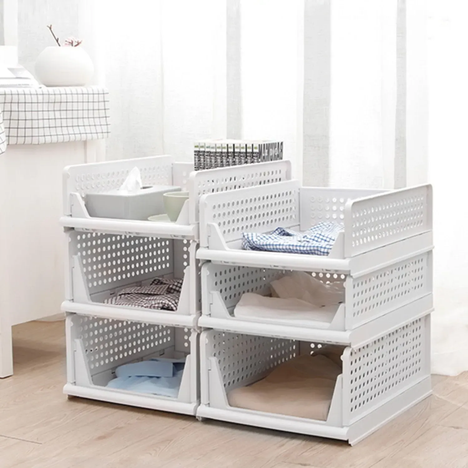 Foldable Storage Basket 20L - White product