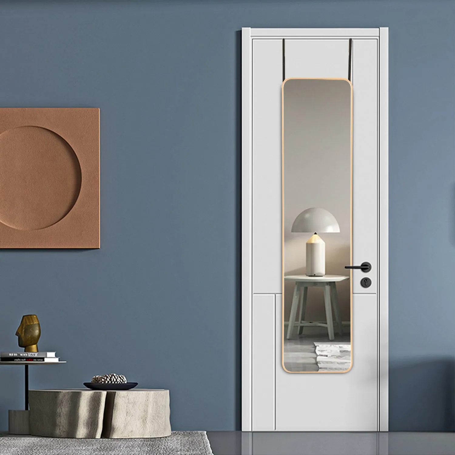 Full Length Door Mirror - Gold by Julian Charles