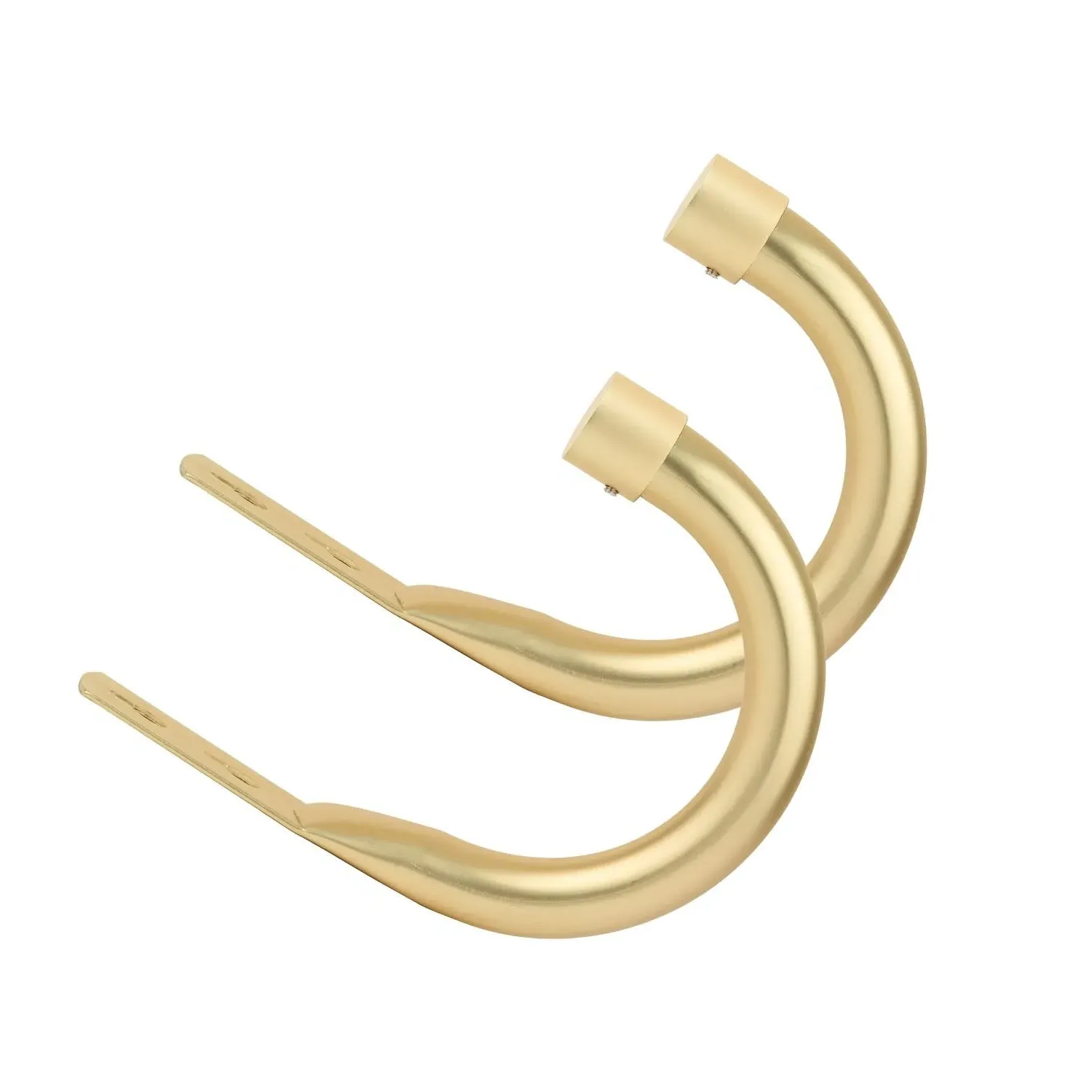 Full Stop Curtain Holdbacks Pair - Matt Gold product