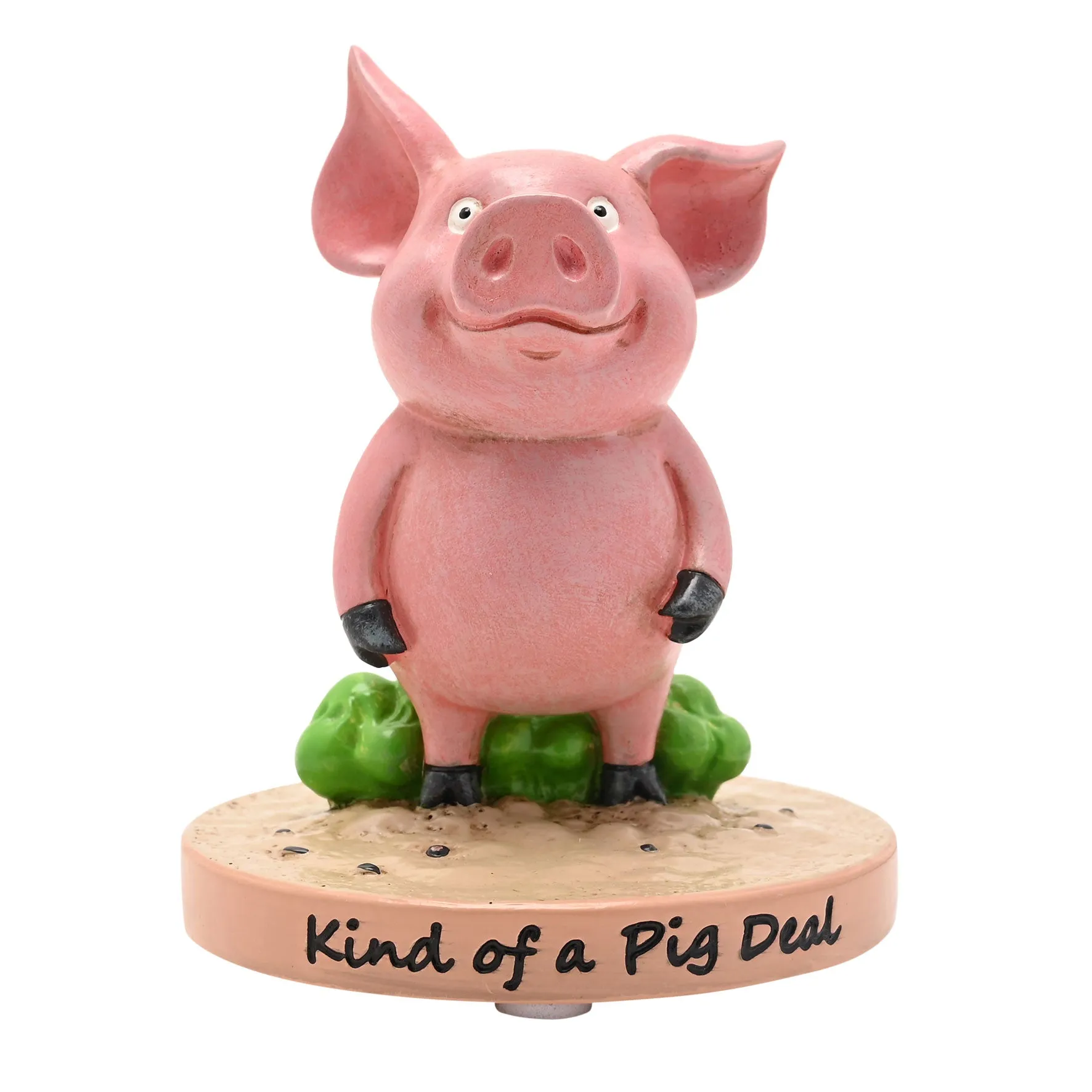 Funny Farm Kind of a Pig Deal Pig Figurine - Pink product