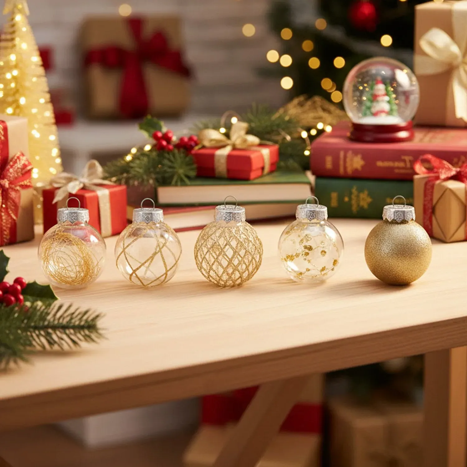 Gold Christmas Baubles 30 Pack - Gold by Julian Charles, image 2
