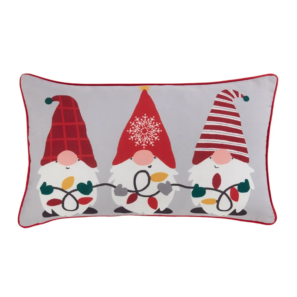 Gonk Friends Christmas Cushion - Red by Julian Charles
