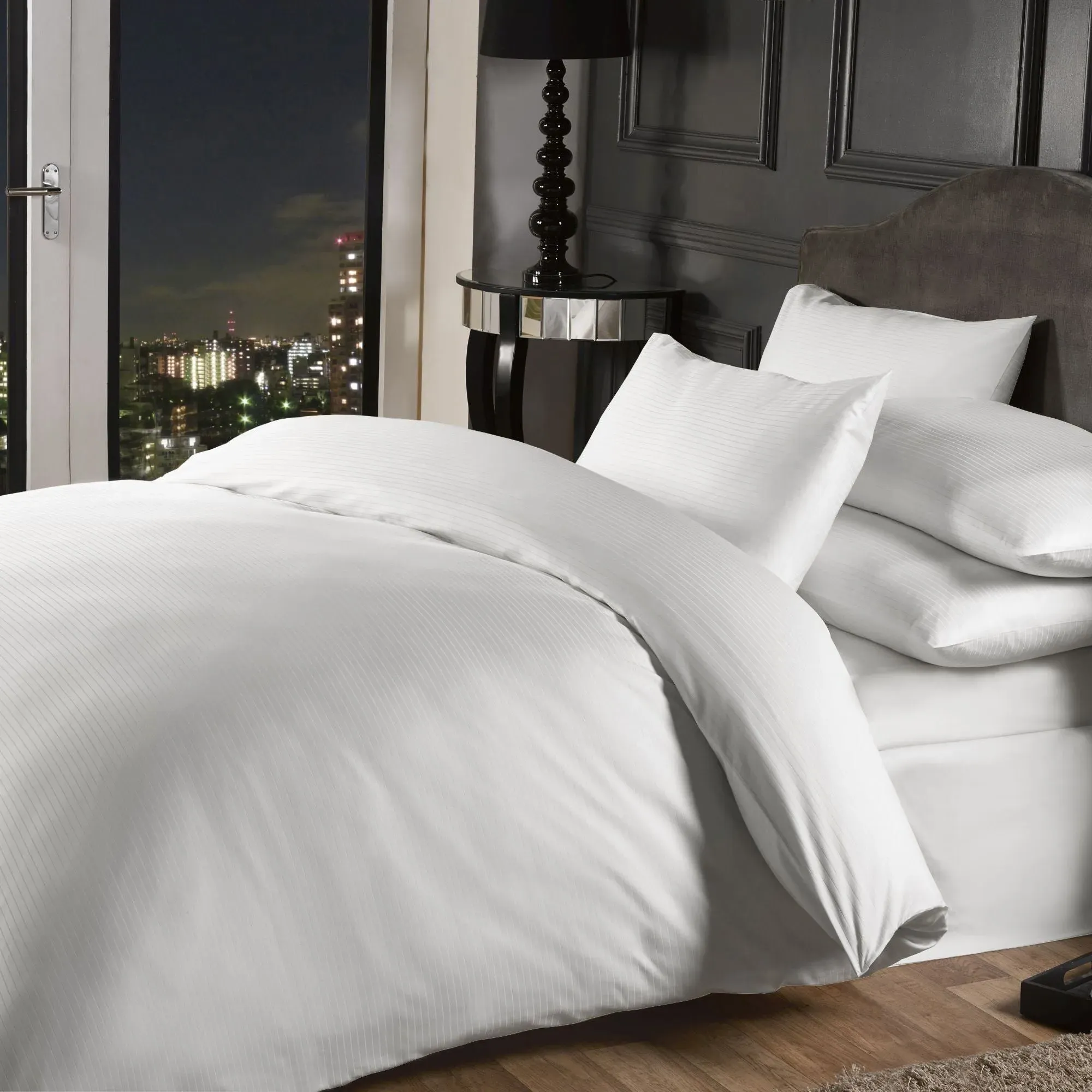 Grosvenor Double Extra Deep Fitted Sheet - White, Cotton Blend product