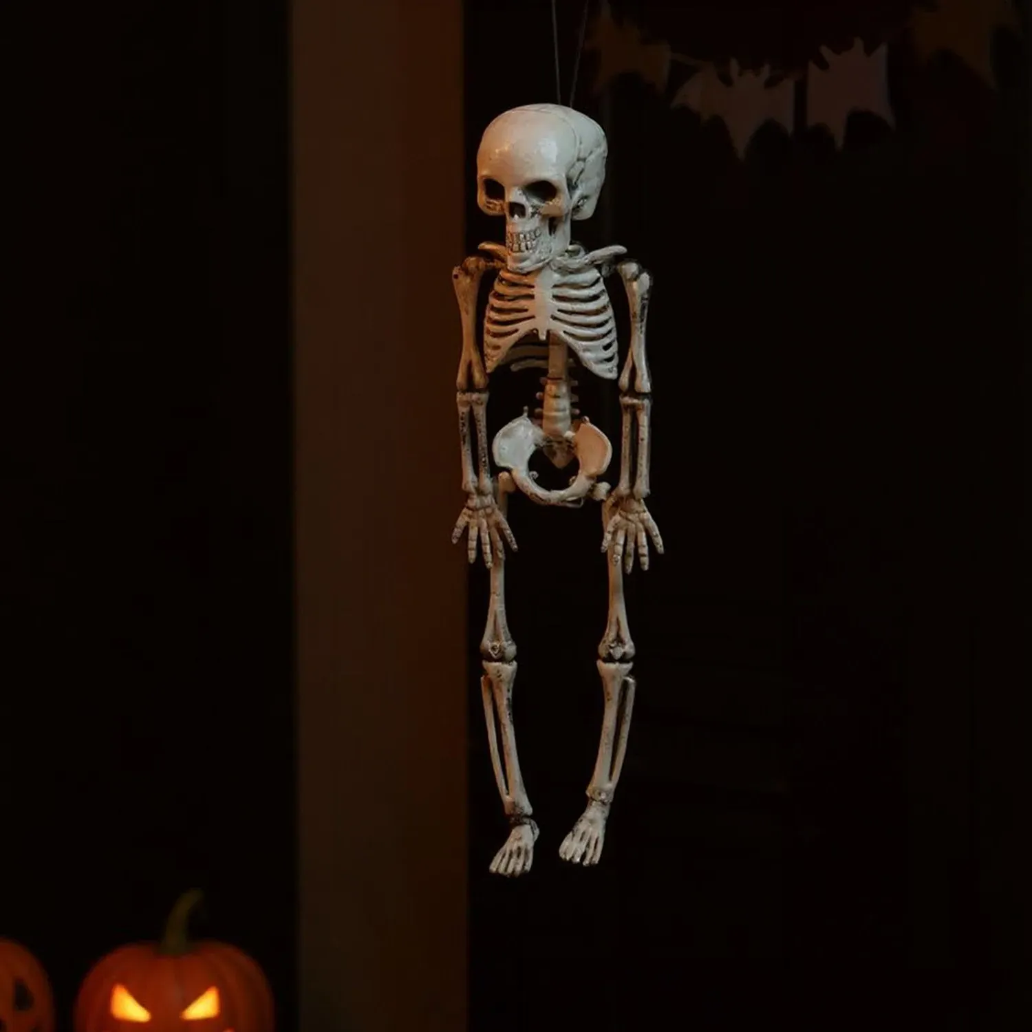 Halloween Anatomy Skeleton Hanging Prop 30cm - White by Julian Charles, image 2