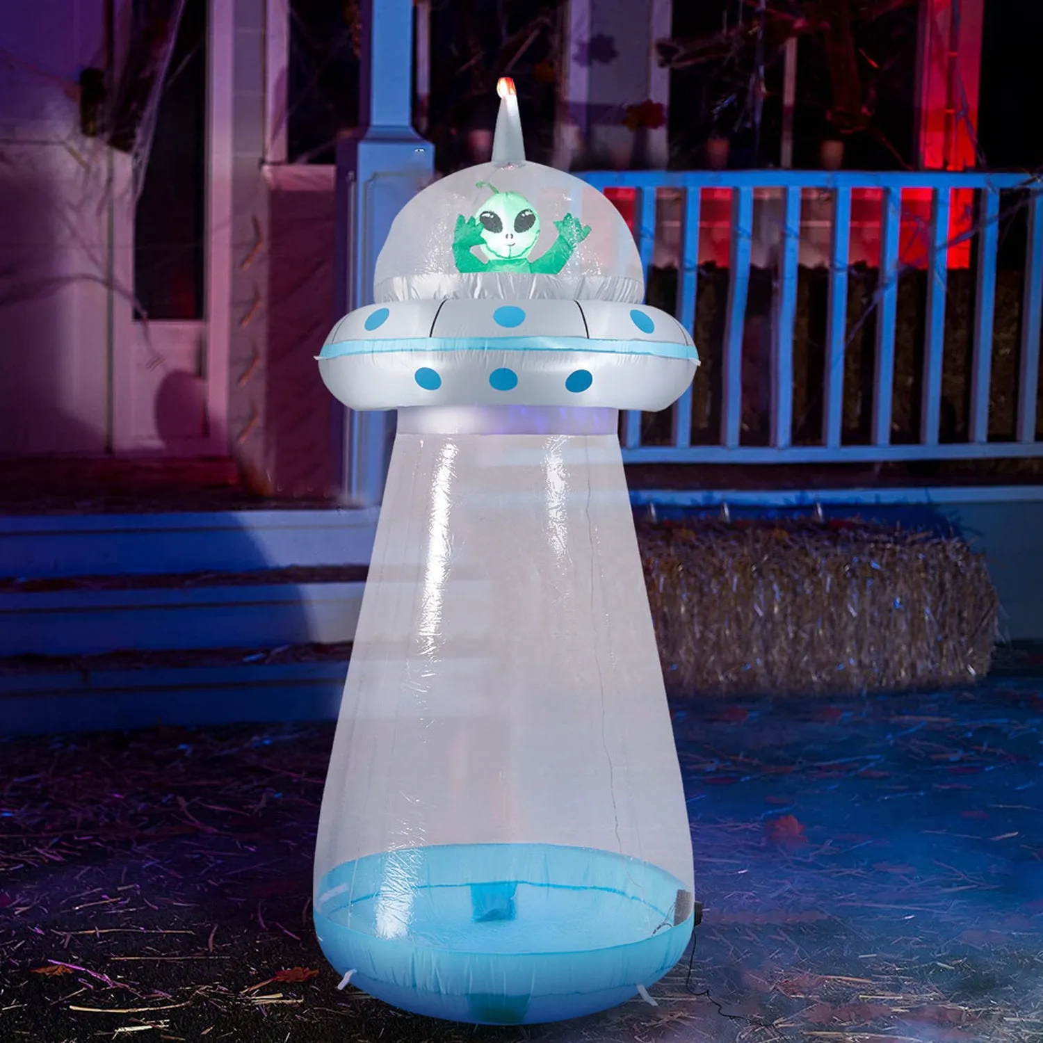 Halloween Inflatable LED Giant UFO 6ft by Julian Charles