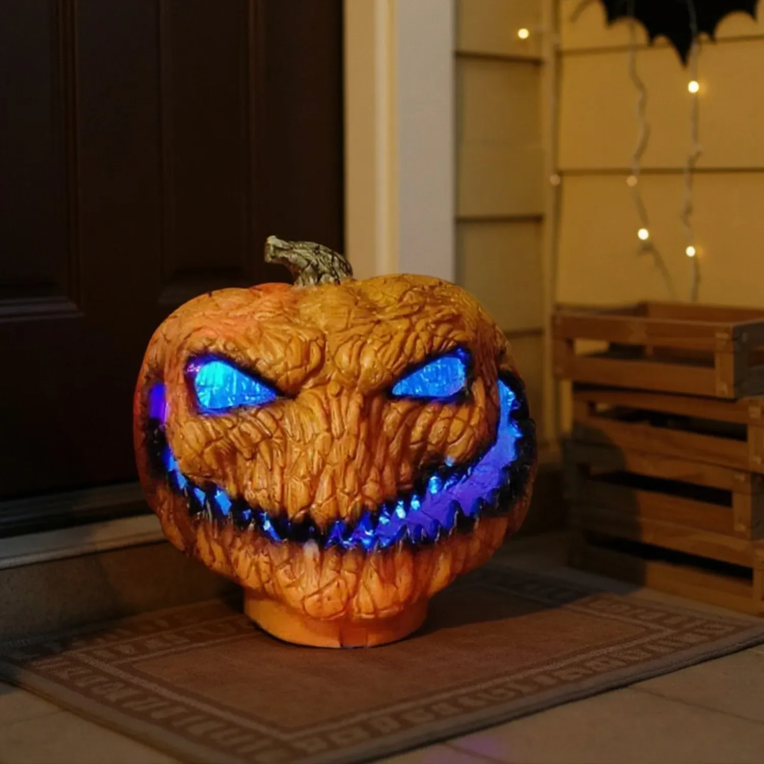 Halloween LED Light Up Pumpkin 30cm - Orange by Julian Charles, image 2