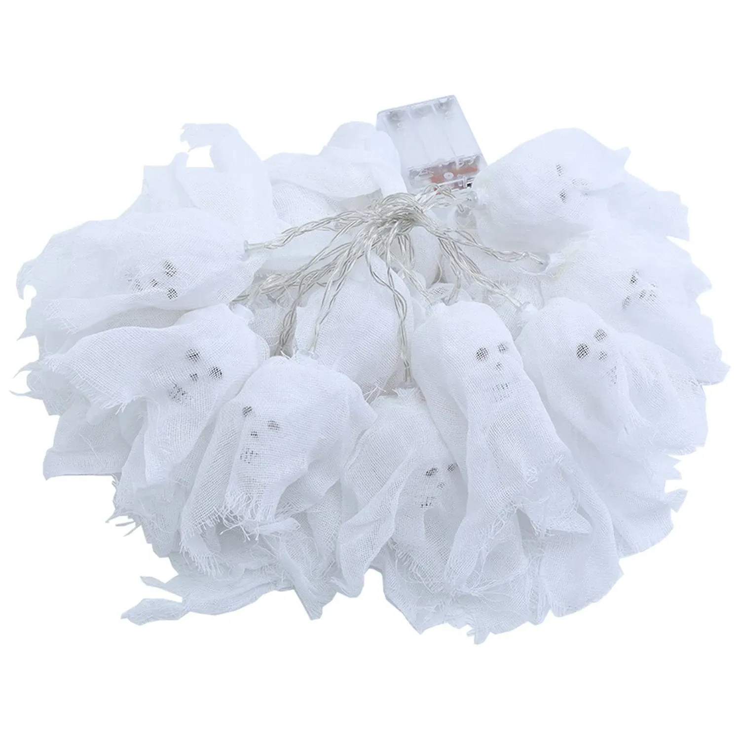 Halloween Skull 20 LED String Light - White, 3m by Julian Charles, alternate view