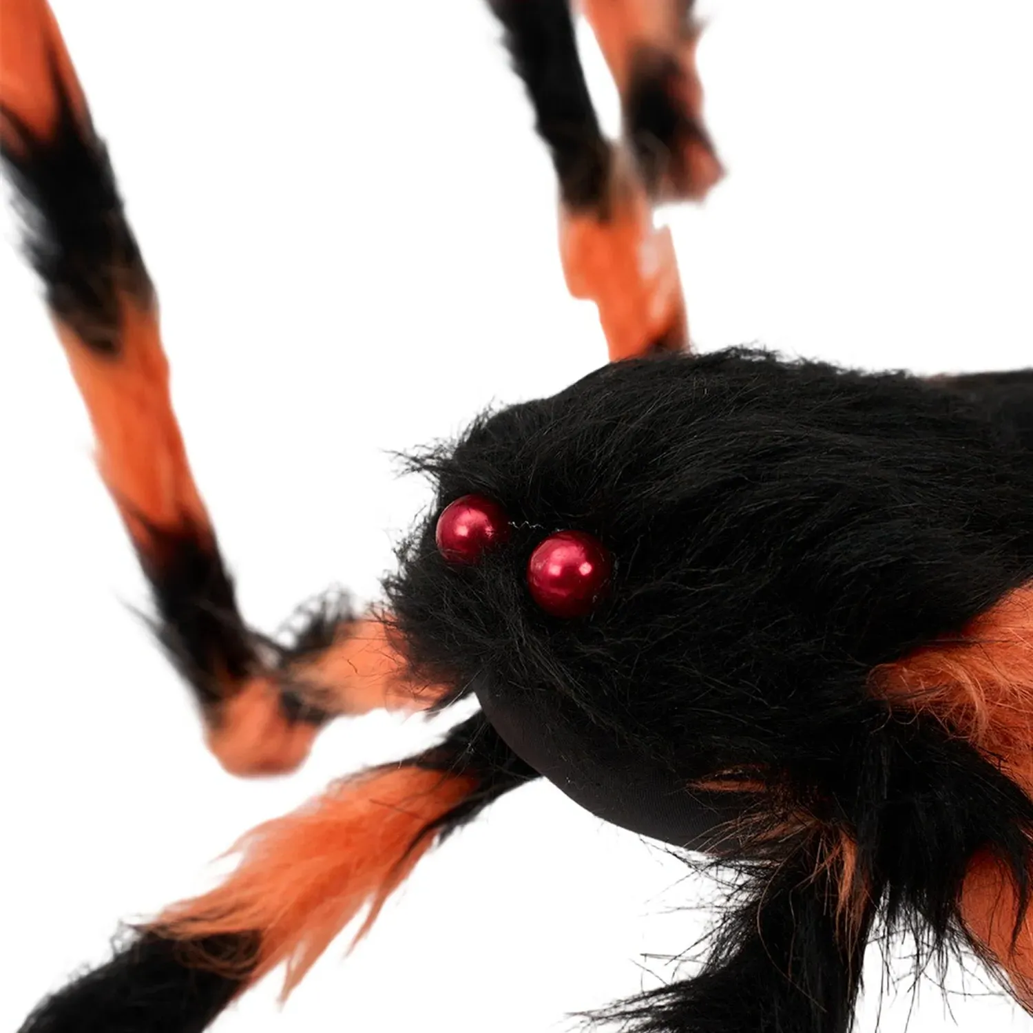 Halloween Spider Web with Scary Spider - Orange by Julian Charles, image 2