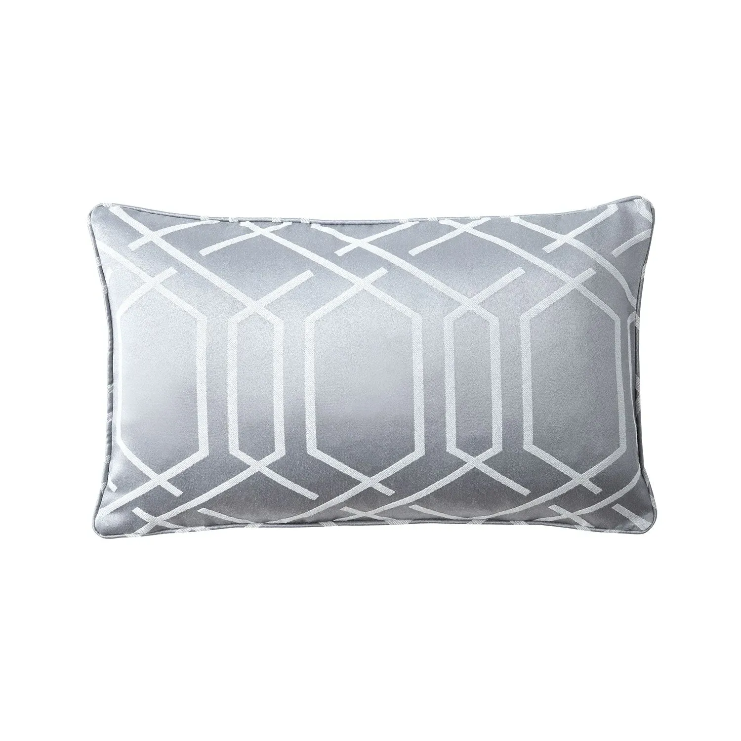 Hamilton Boudoir Cushion - Silver, Jacquard Cotton product
