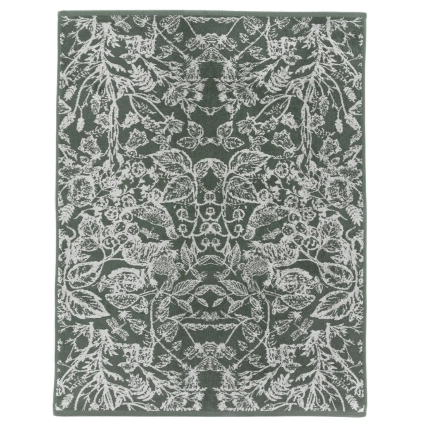 Hand Towel Secret Garden - Green, Cotton image