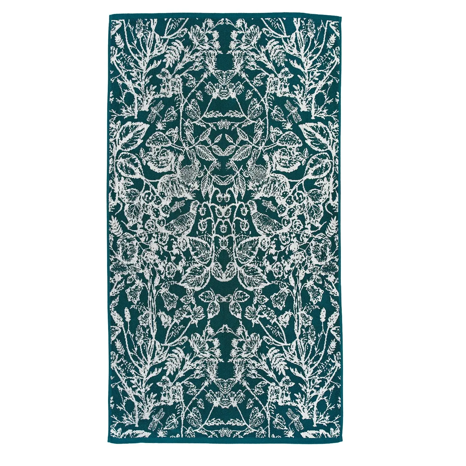 Hand Towel Secret Garden - Teal, Cotton image